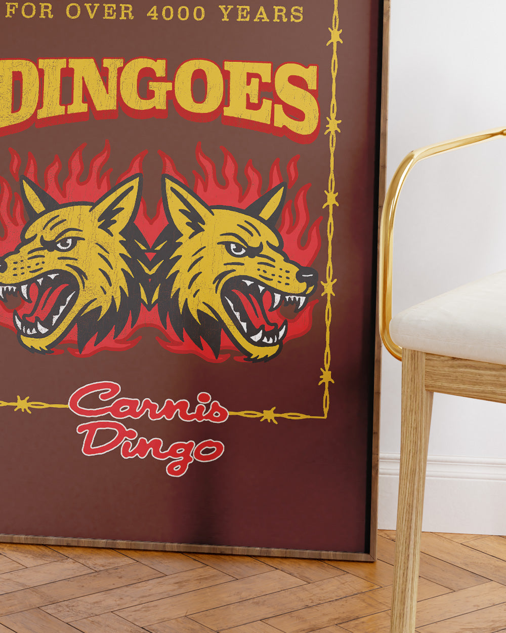 Territory Dingoes Art Print Threadheads Australia Online