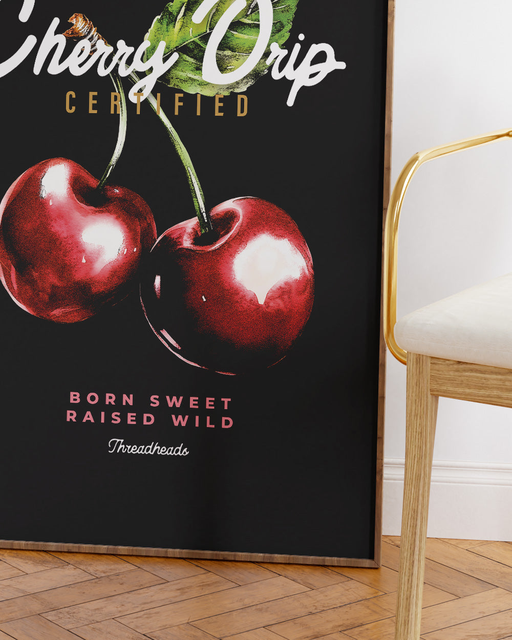 Cherry Drip Art Print
