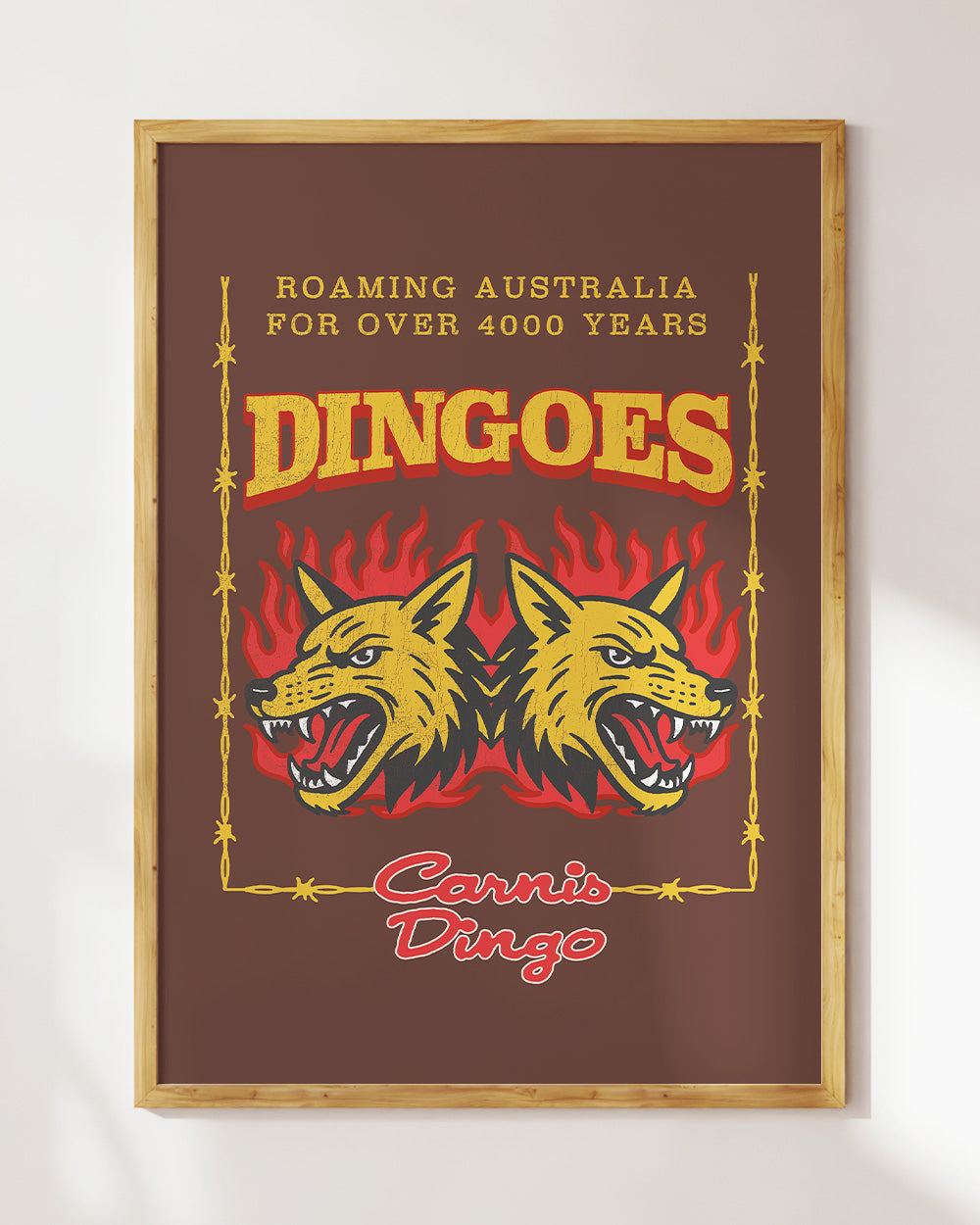 Territory Dingoes Art Print Threadheads Australia Online