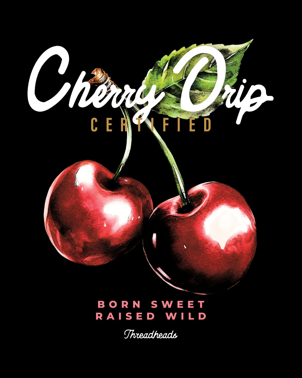 Cherry Drip Art Print