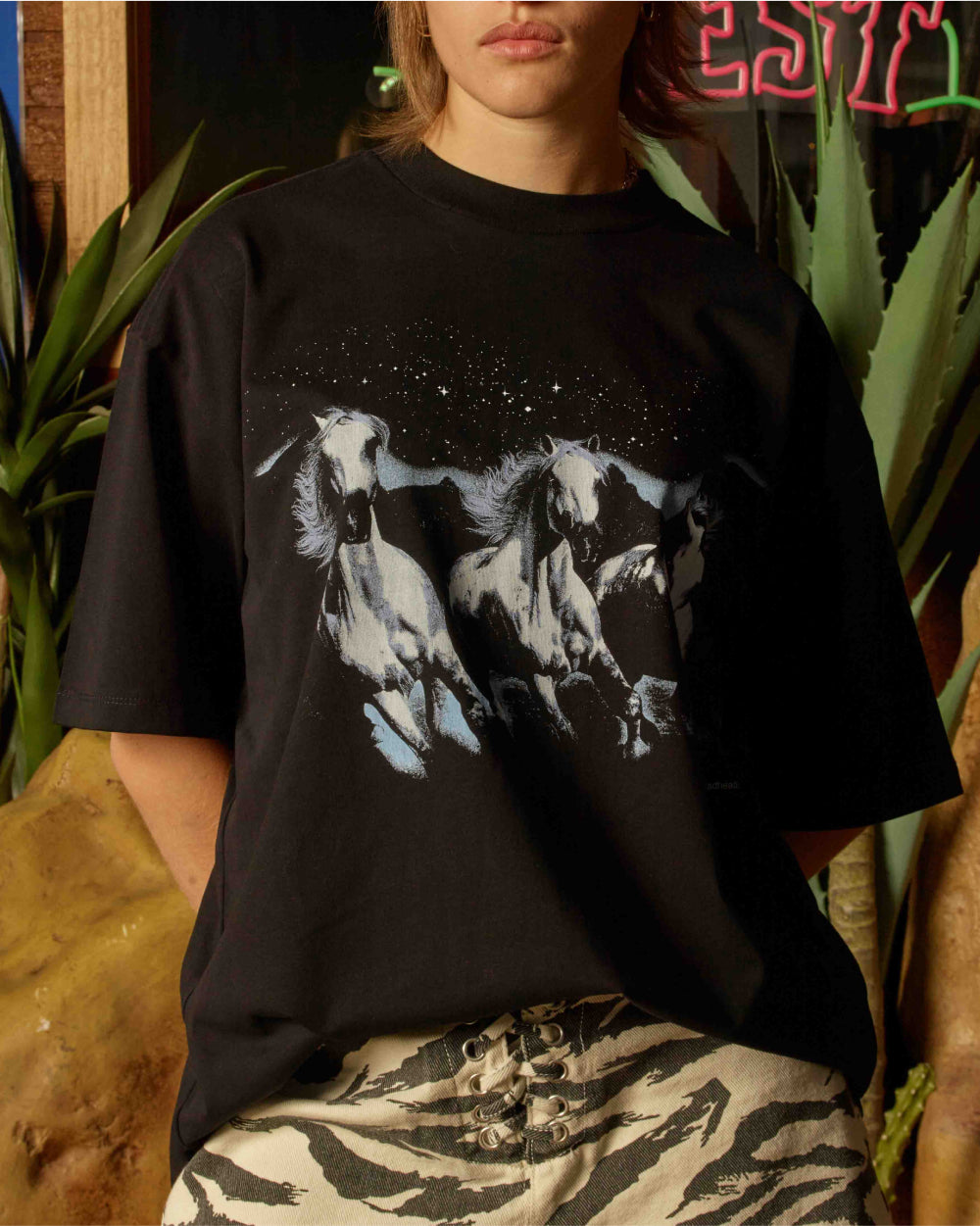 Midnight Rider Oversized Tee Australia Online