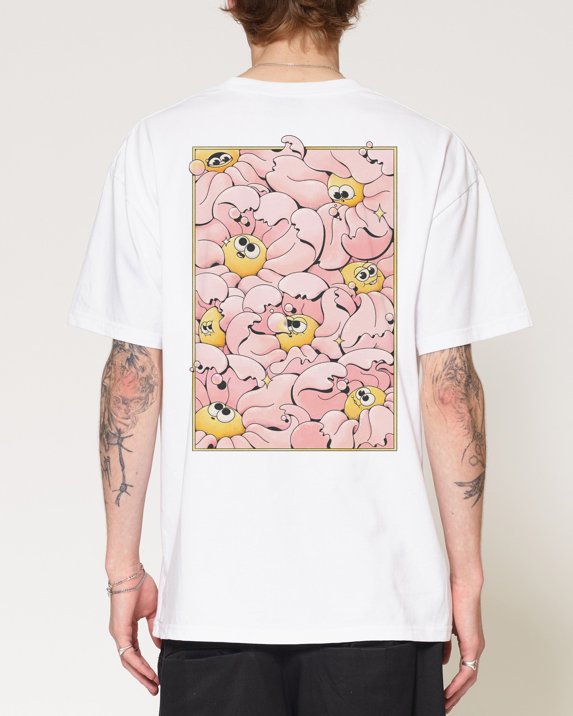 Bubble Blossom White T-Shirt