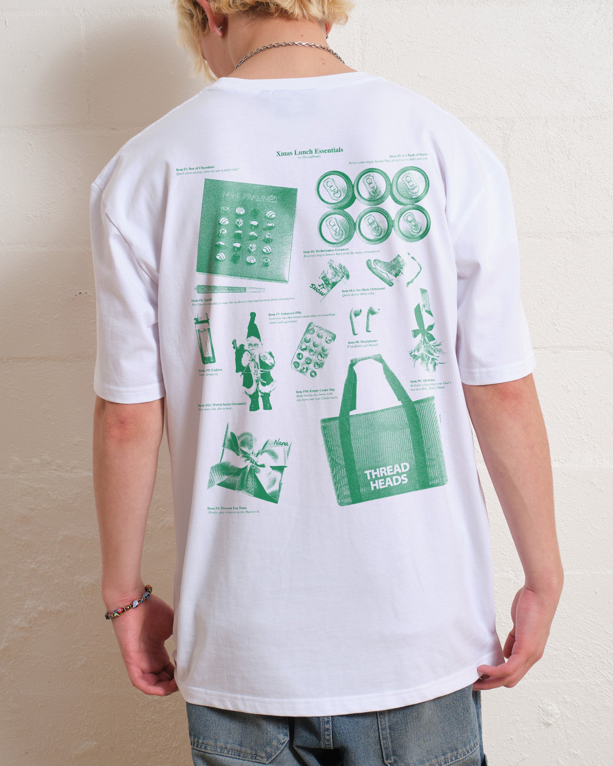 Xmas Lunch Essentials T-Shirt Graphic T-Shirt Australia