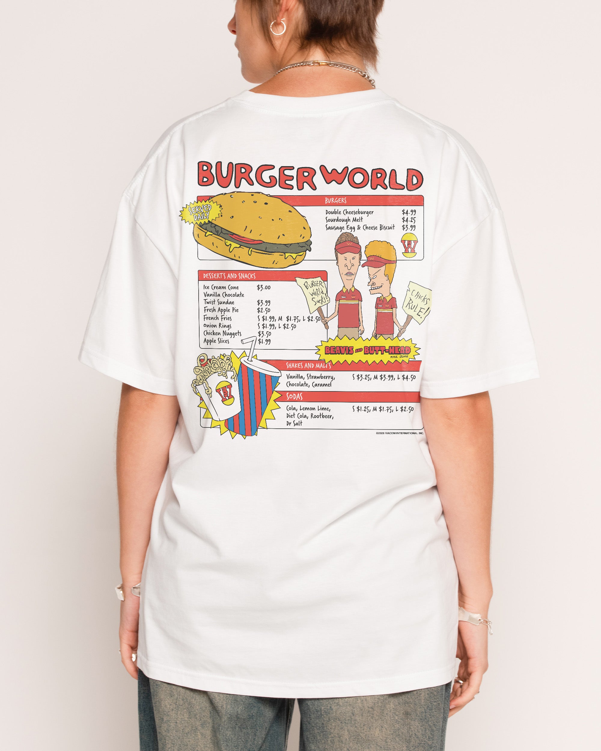 Burger World Oversized Tee Threadheads Australia Online