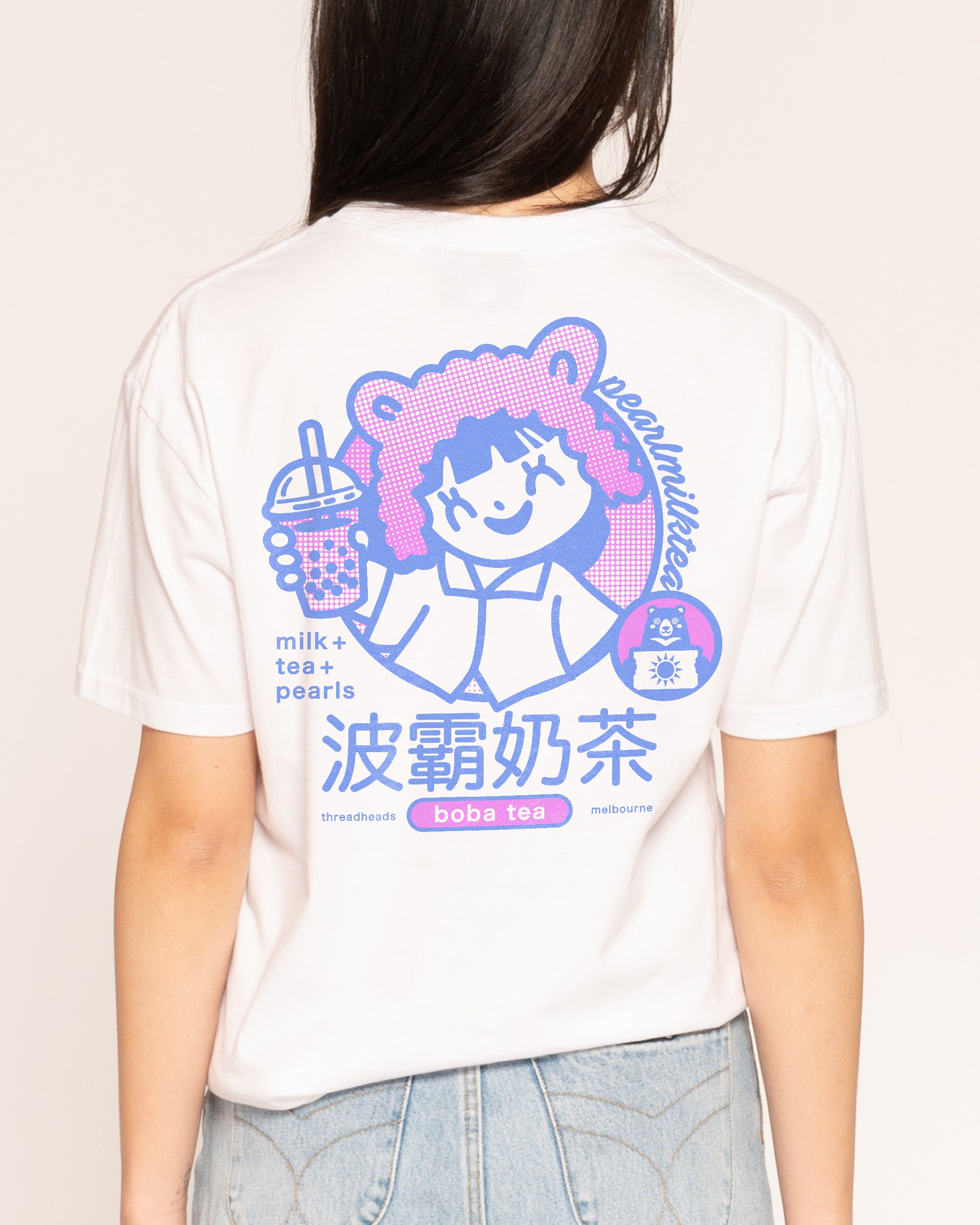 Boba Tea White T-Shirt