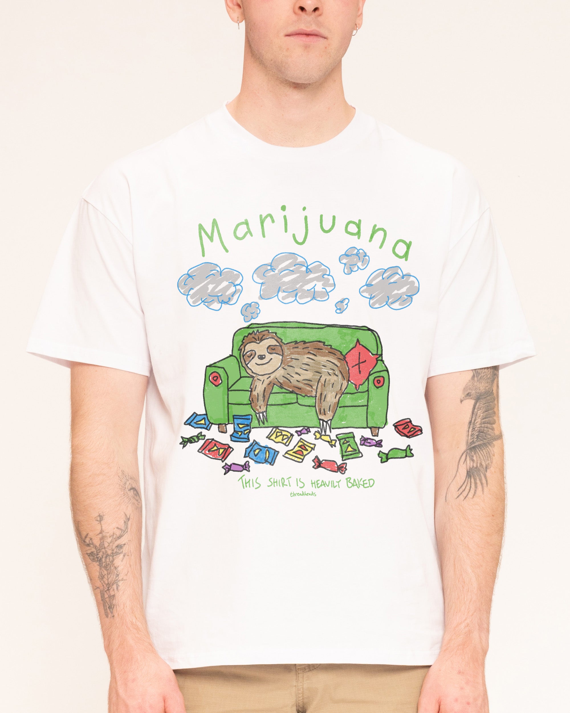 Marijuana White T-Shirt