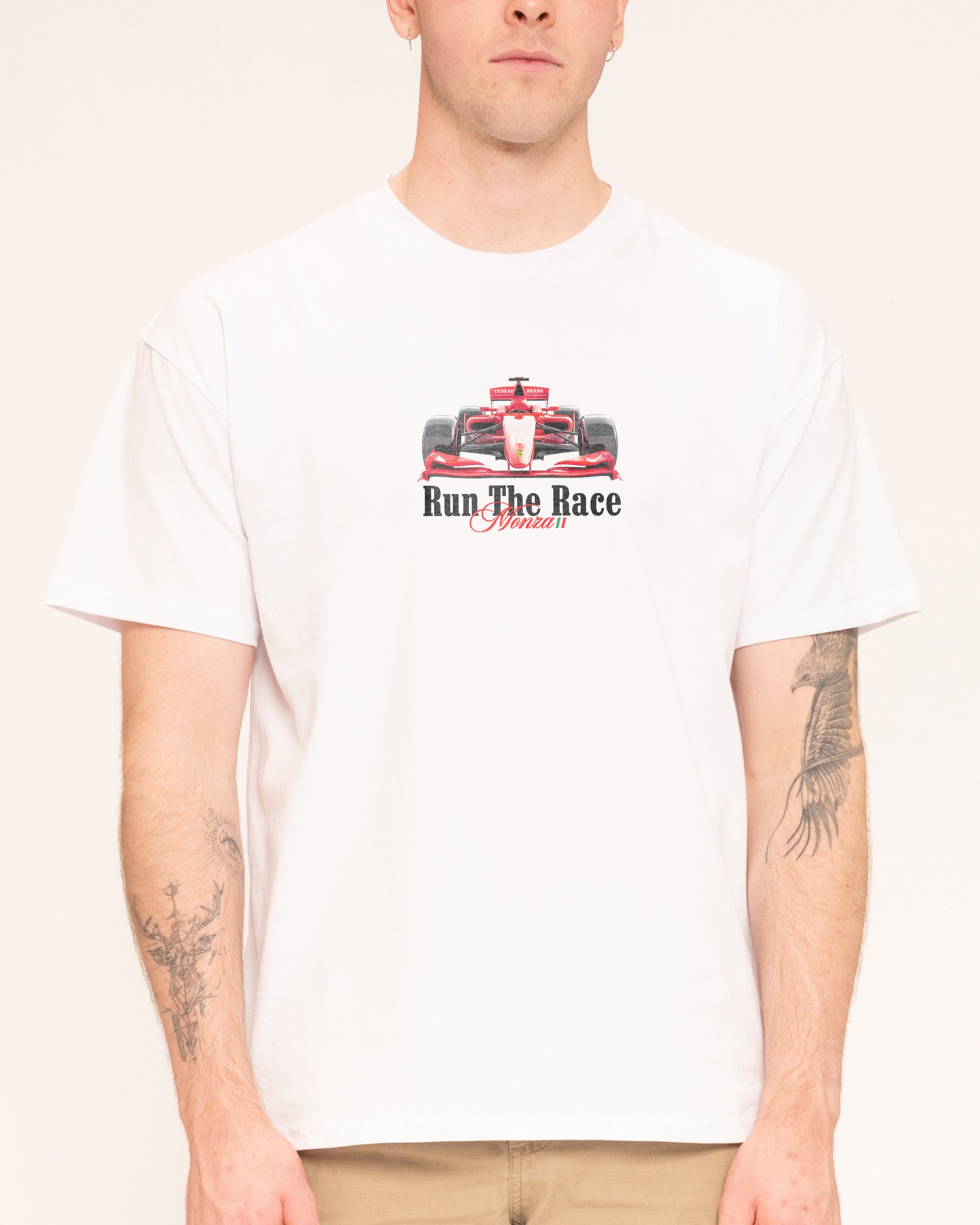 Run the Race White T-Shirt
