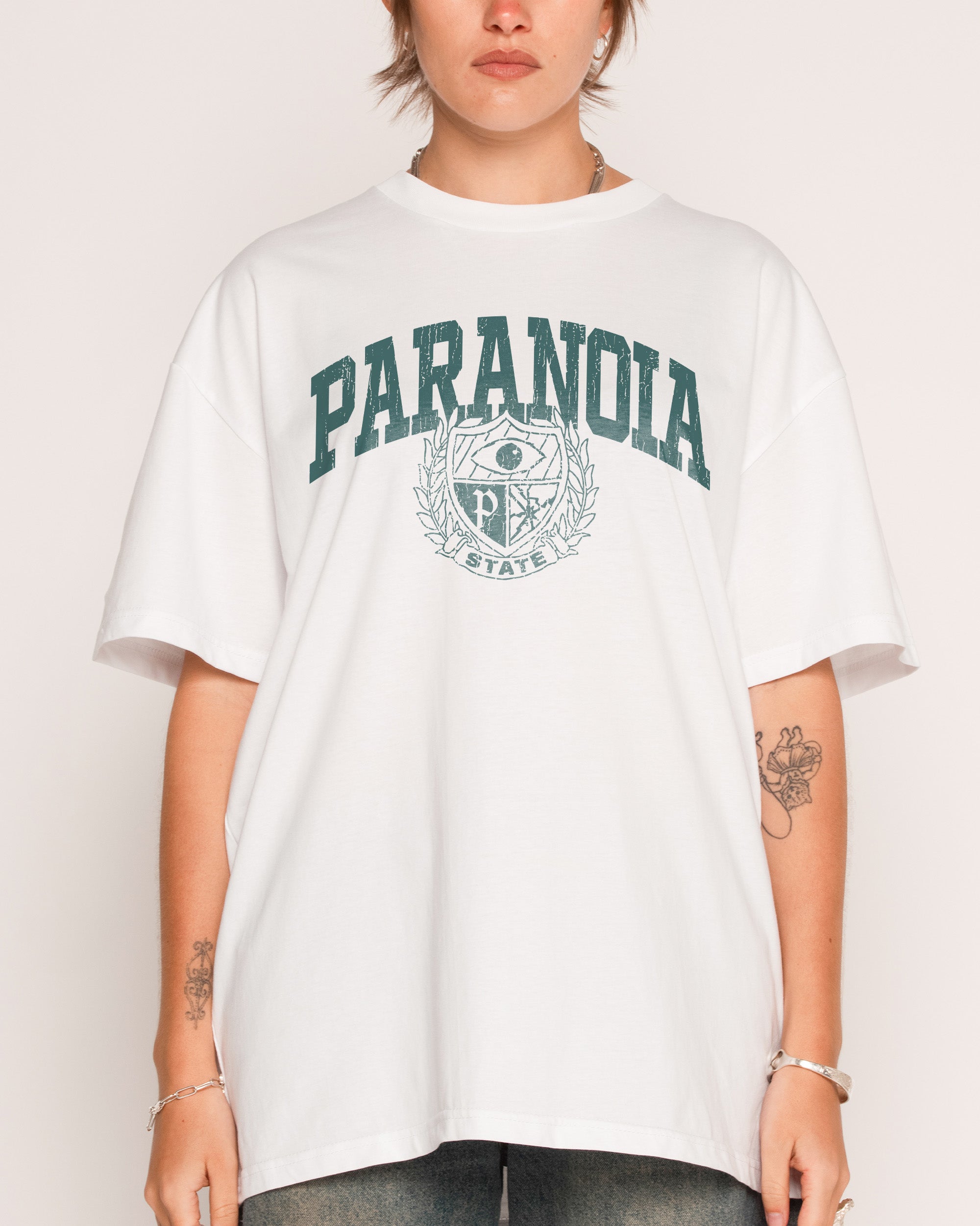 Paranoia State White T-Shirt