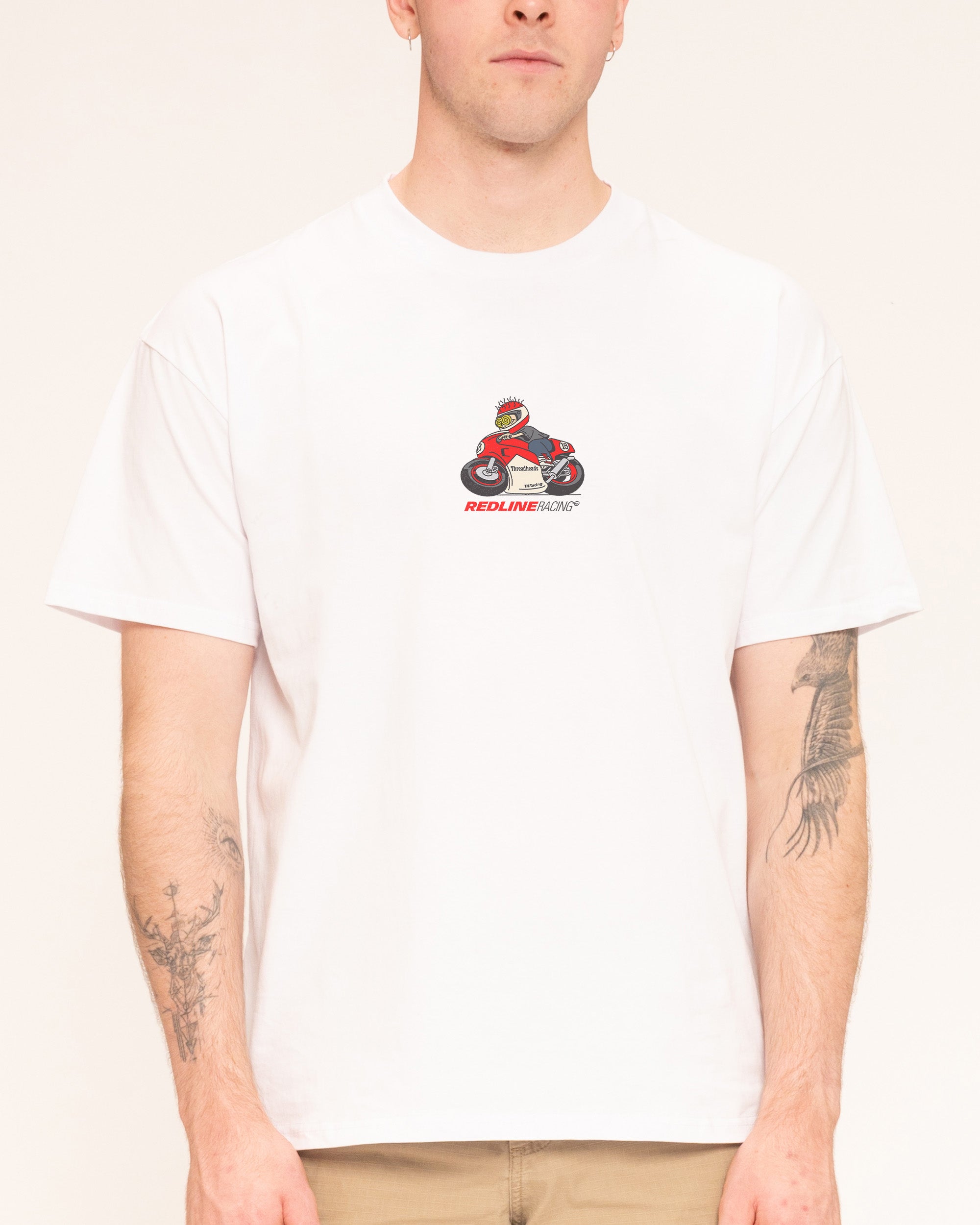 Redline Racing White T-Shirt
