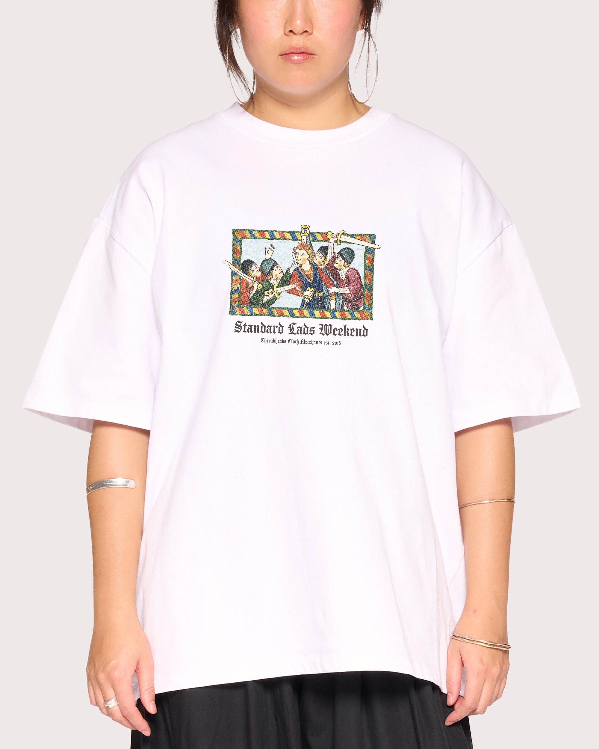 Standard Lads Weekend White Oversized Tee