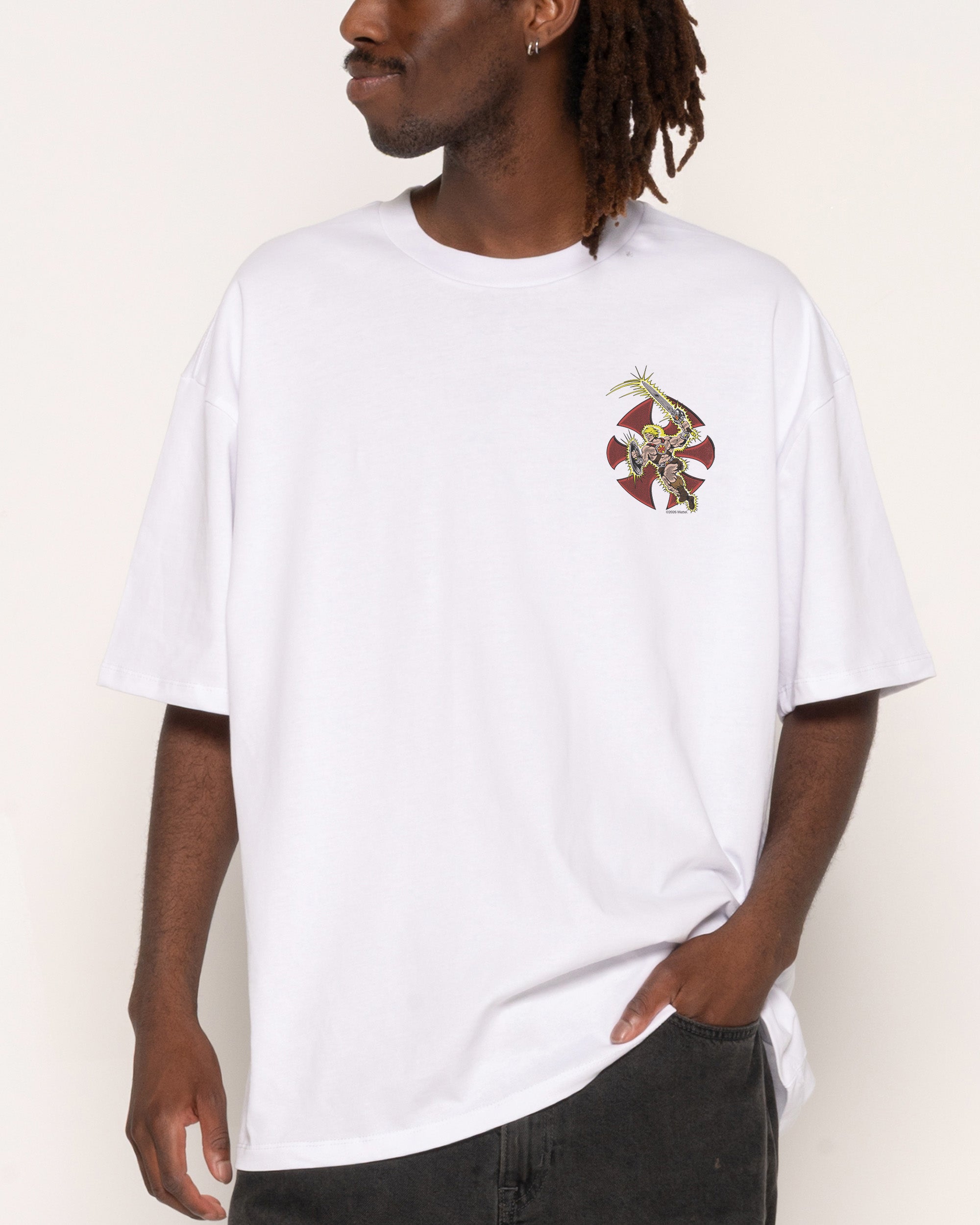 The Most Powerful White Oversized Tee