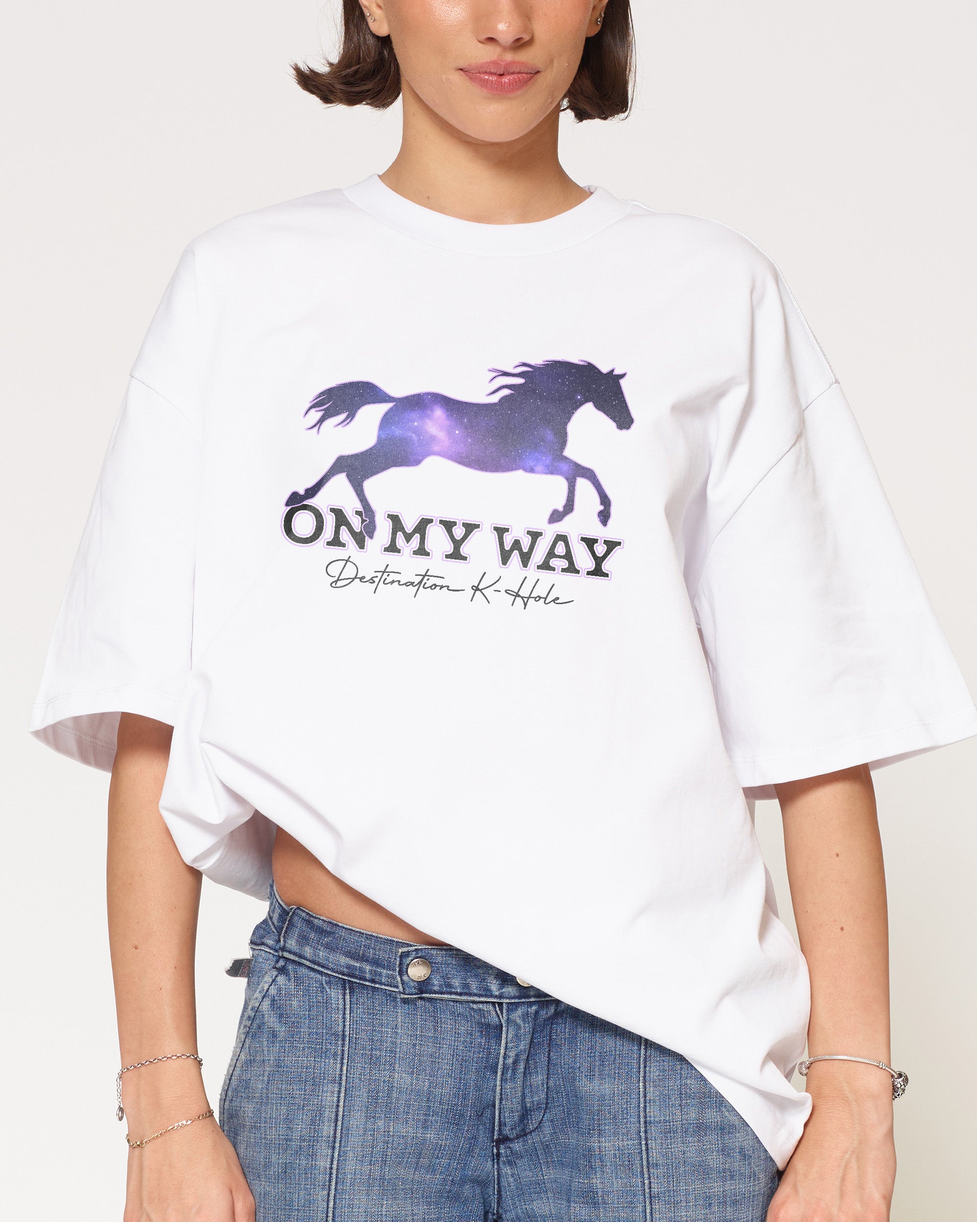 Destination K-Hole White Oversized Tee