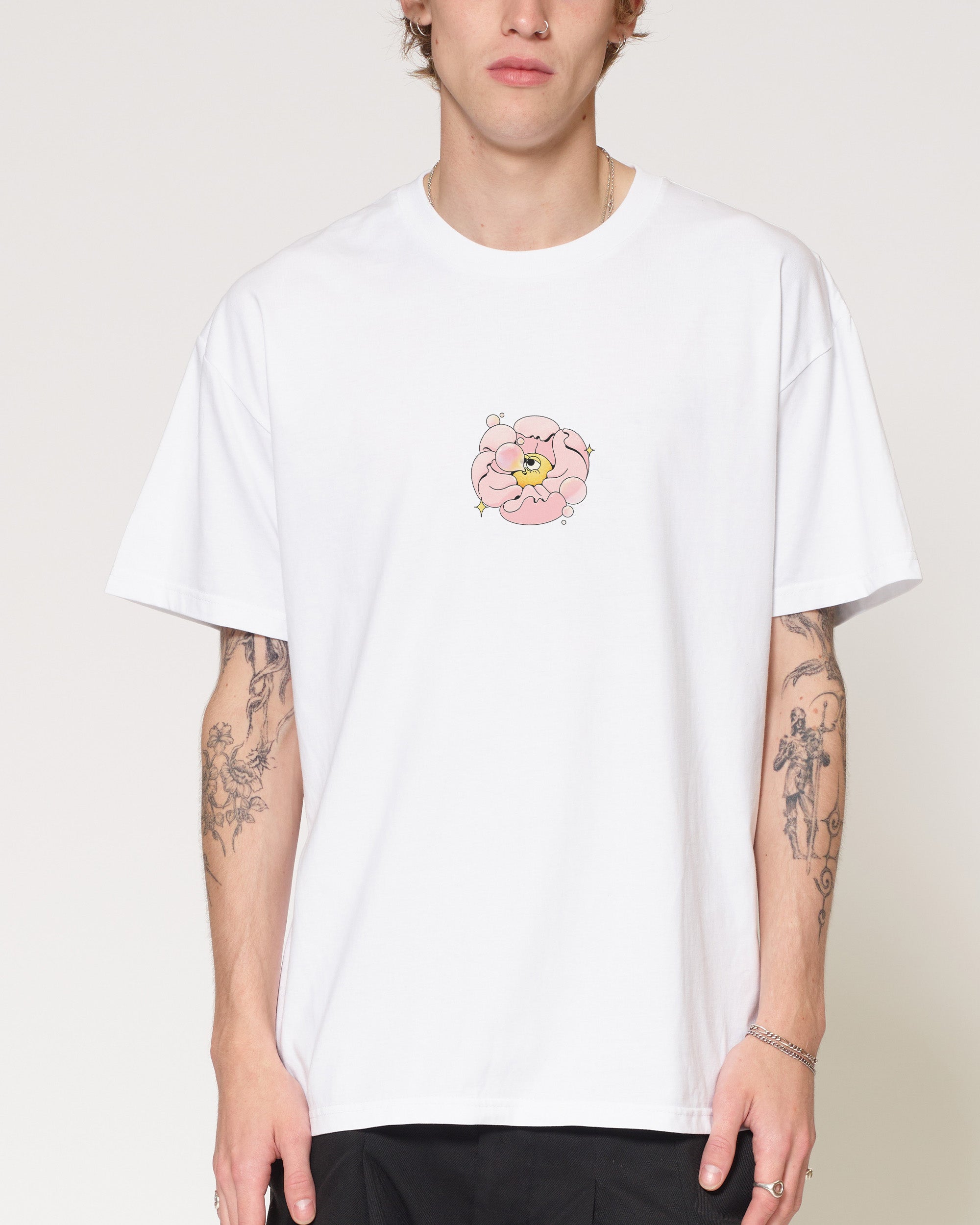 Bubble Blossom White T-Shirt