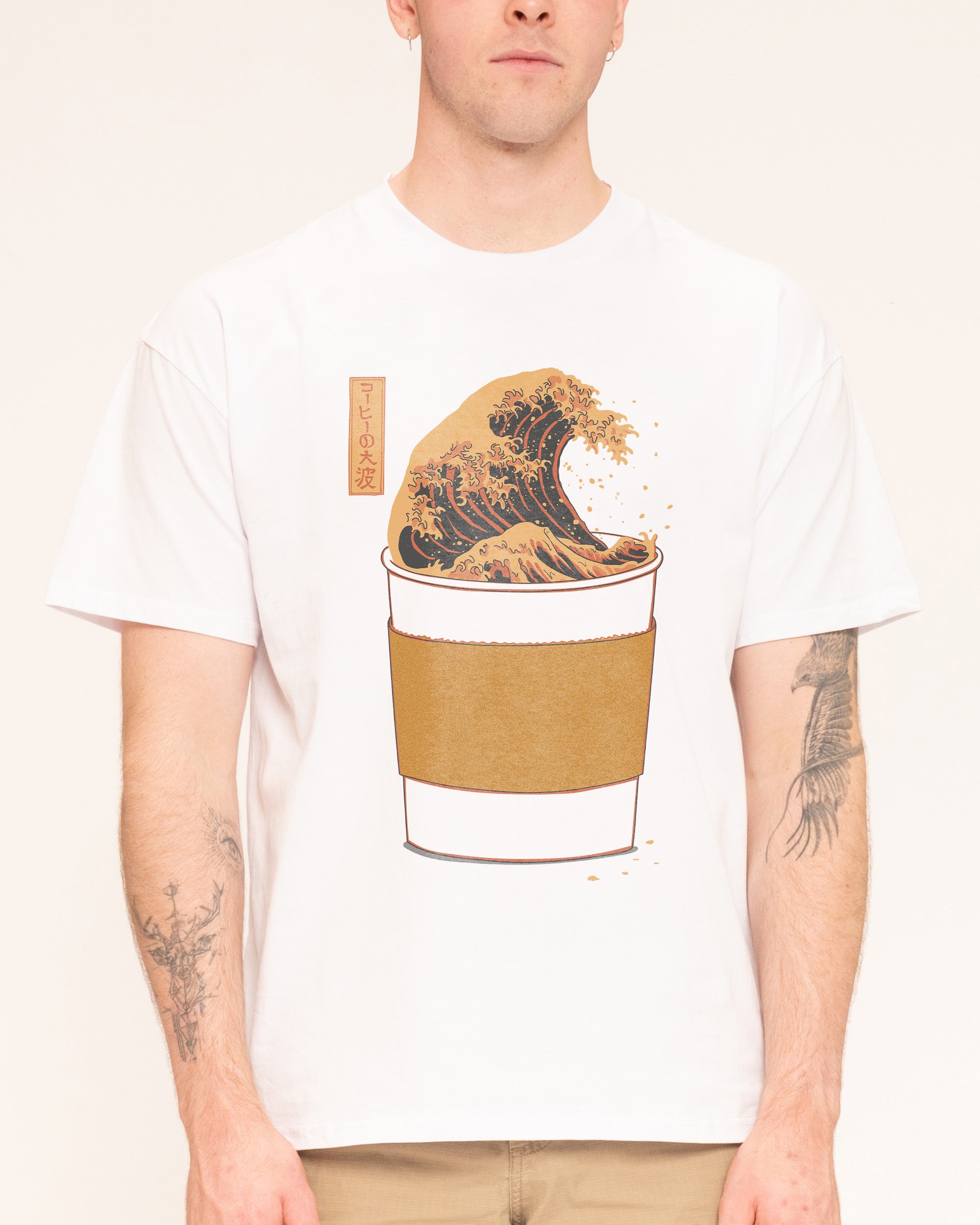 The Great Wave of Caffeine T-Shirt – view 2