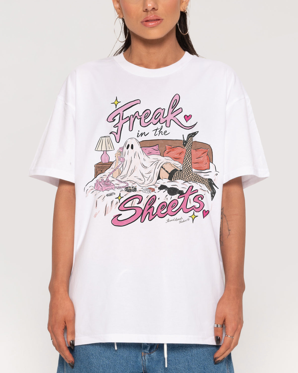 Freak in the Sheets Ghost White T-Shirt