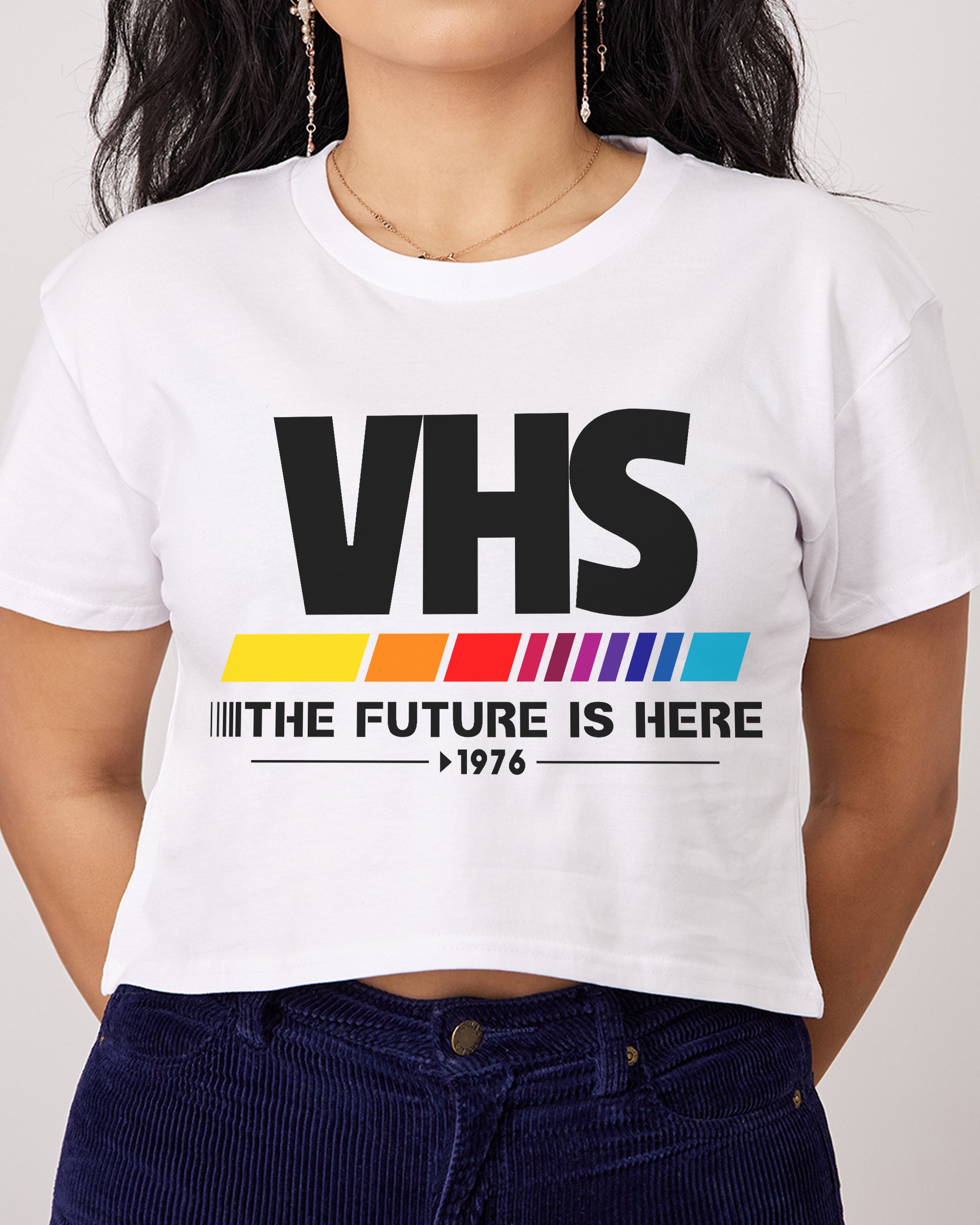 VHS - The Future is Now Crop Tee Australia Online