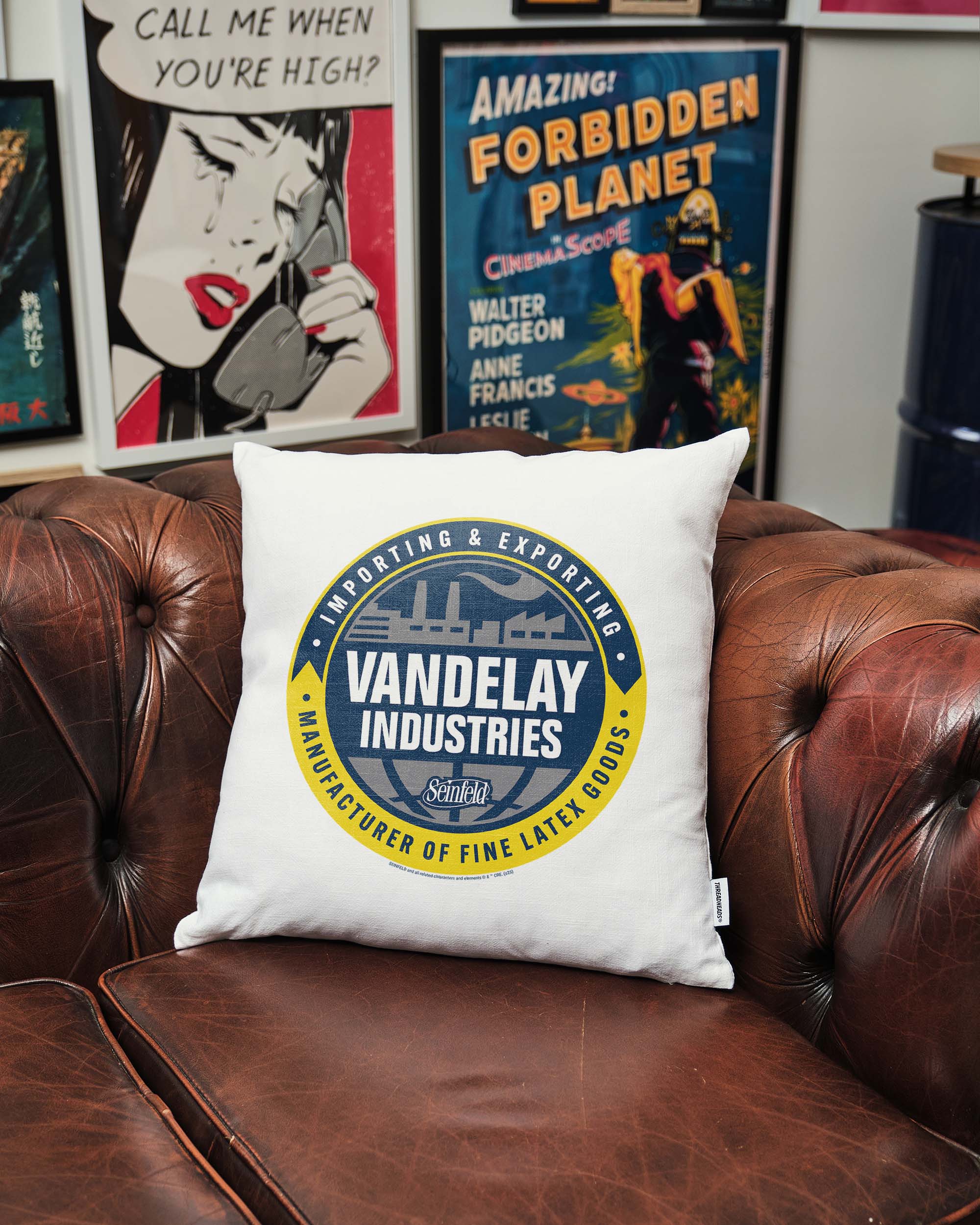 Vandelay Industries Logo Cushion Australia Online