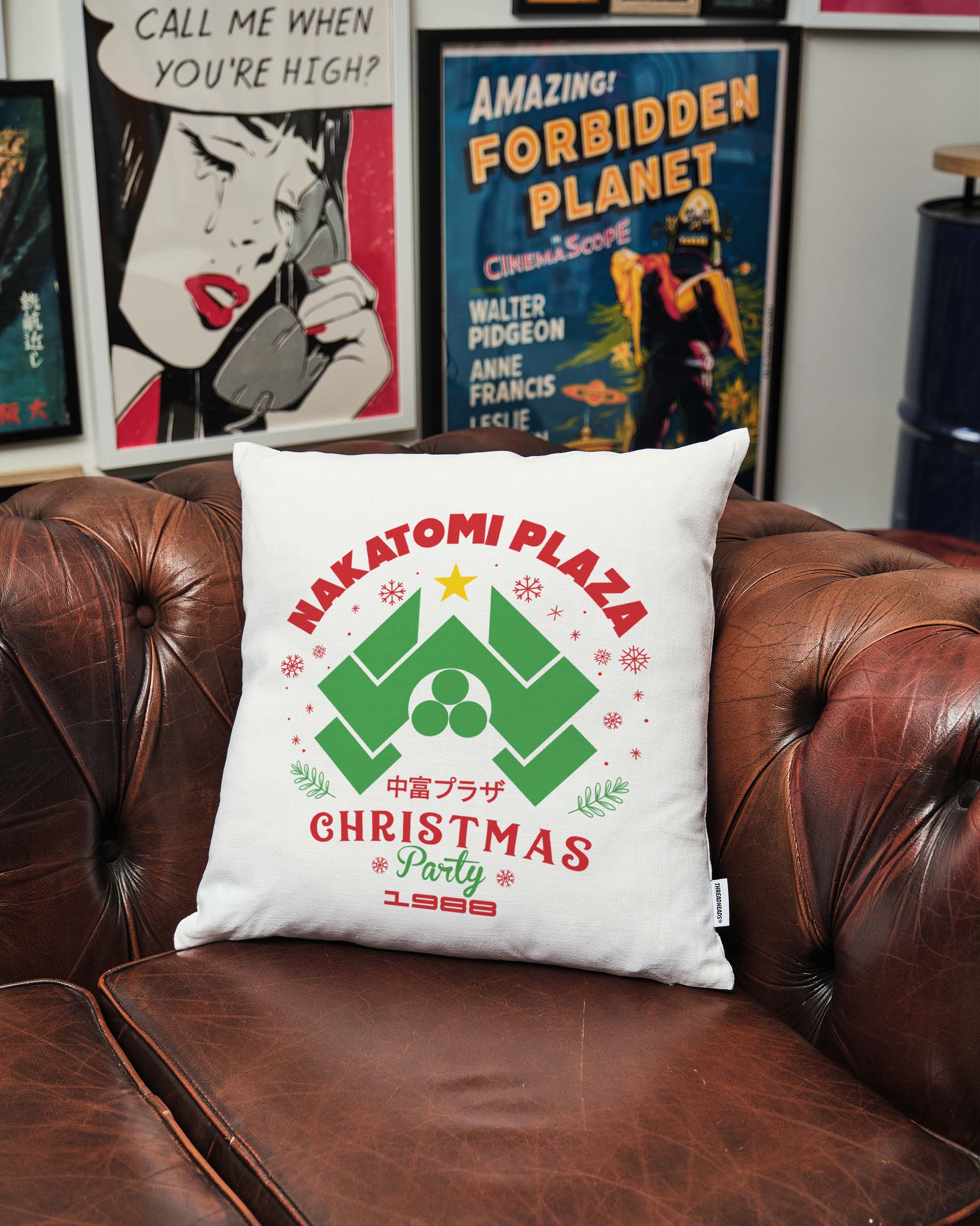 Nakatomi Christmas Party 1988 Cushion Australia Online