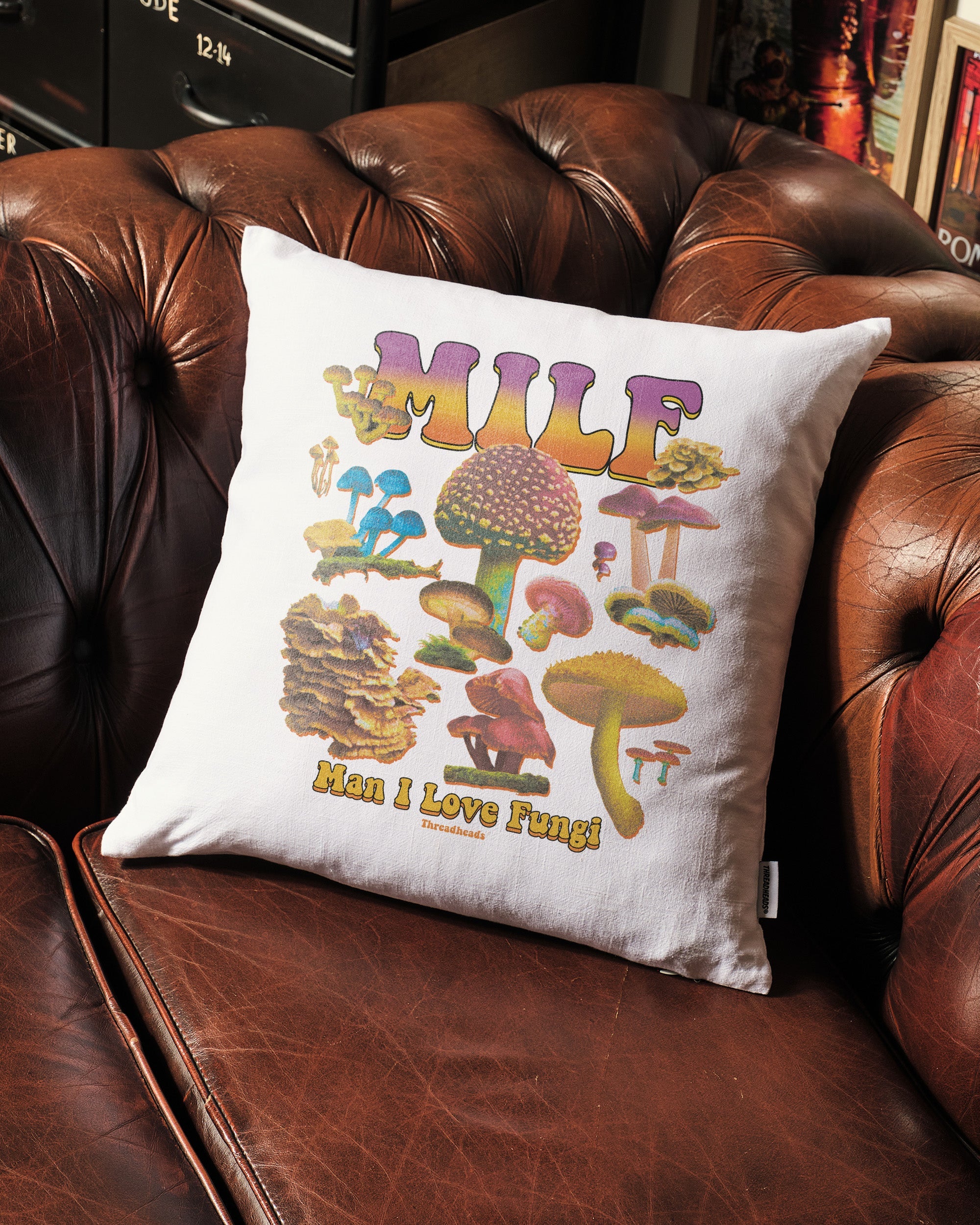 MILF Fungi Cushion Australia Online White