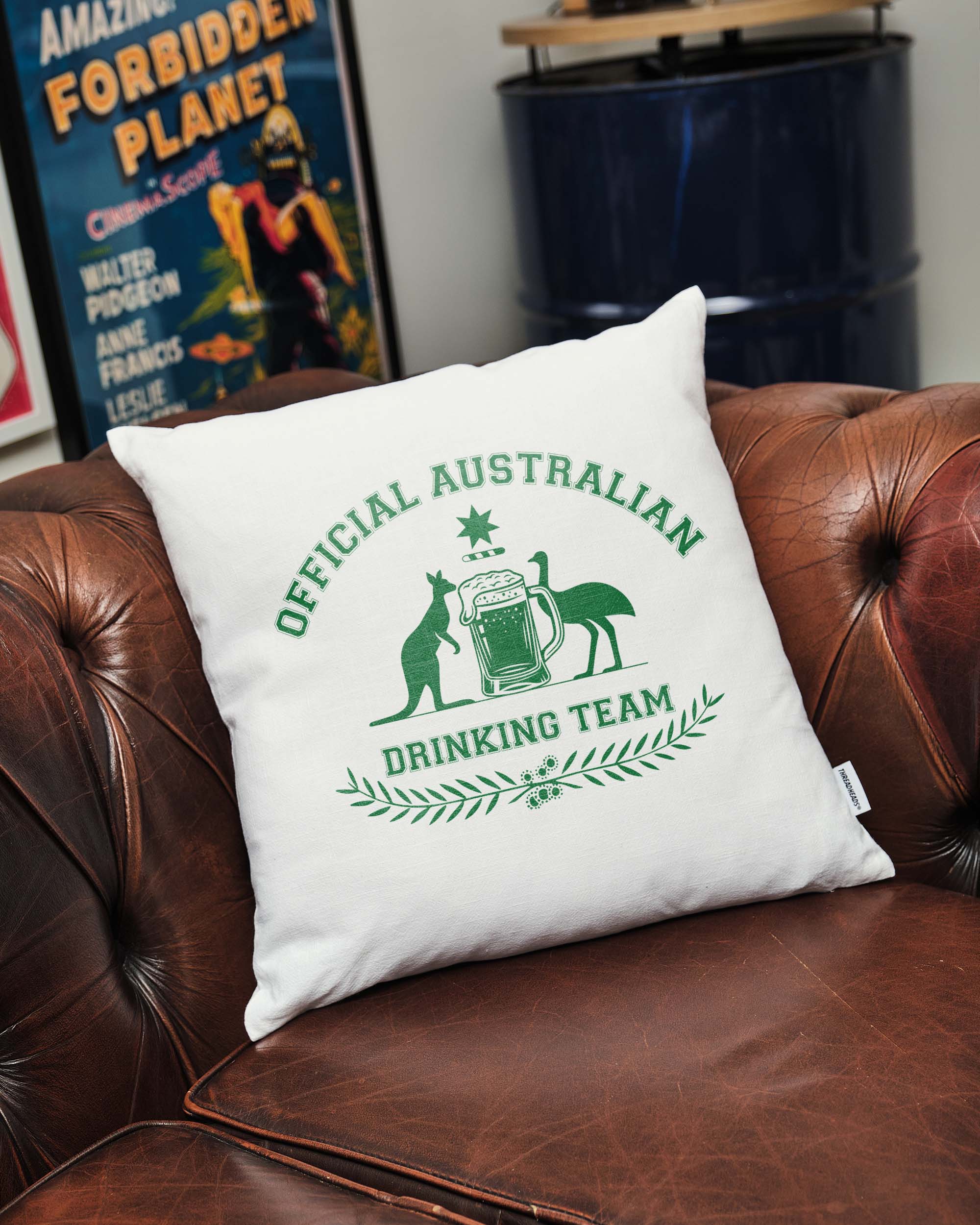 Official Australian Drinking Team Cushion Australia Online