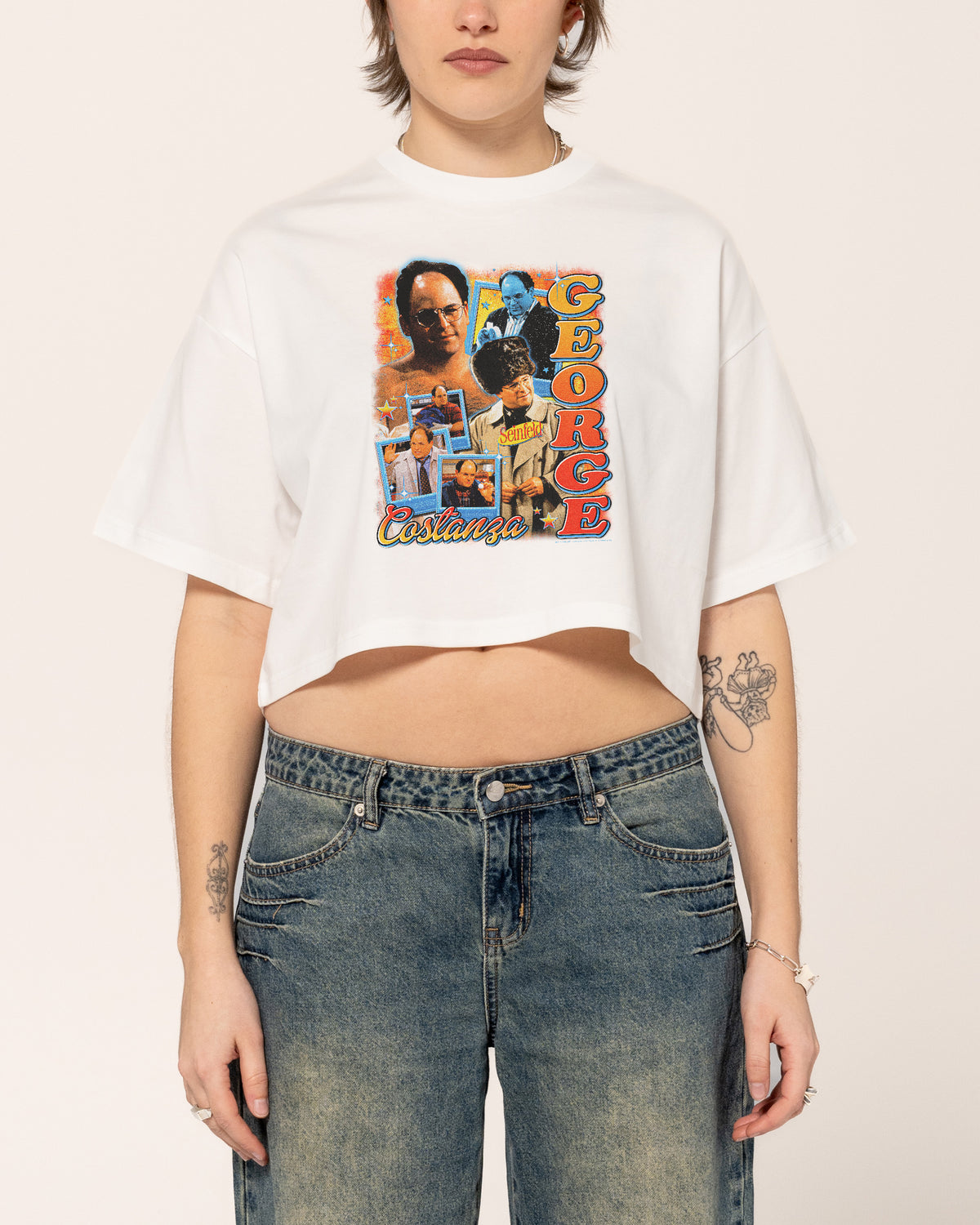 George Costanza Crop Tee