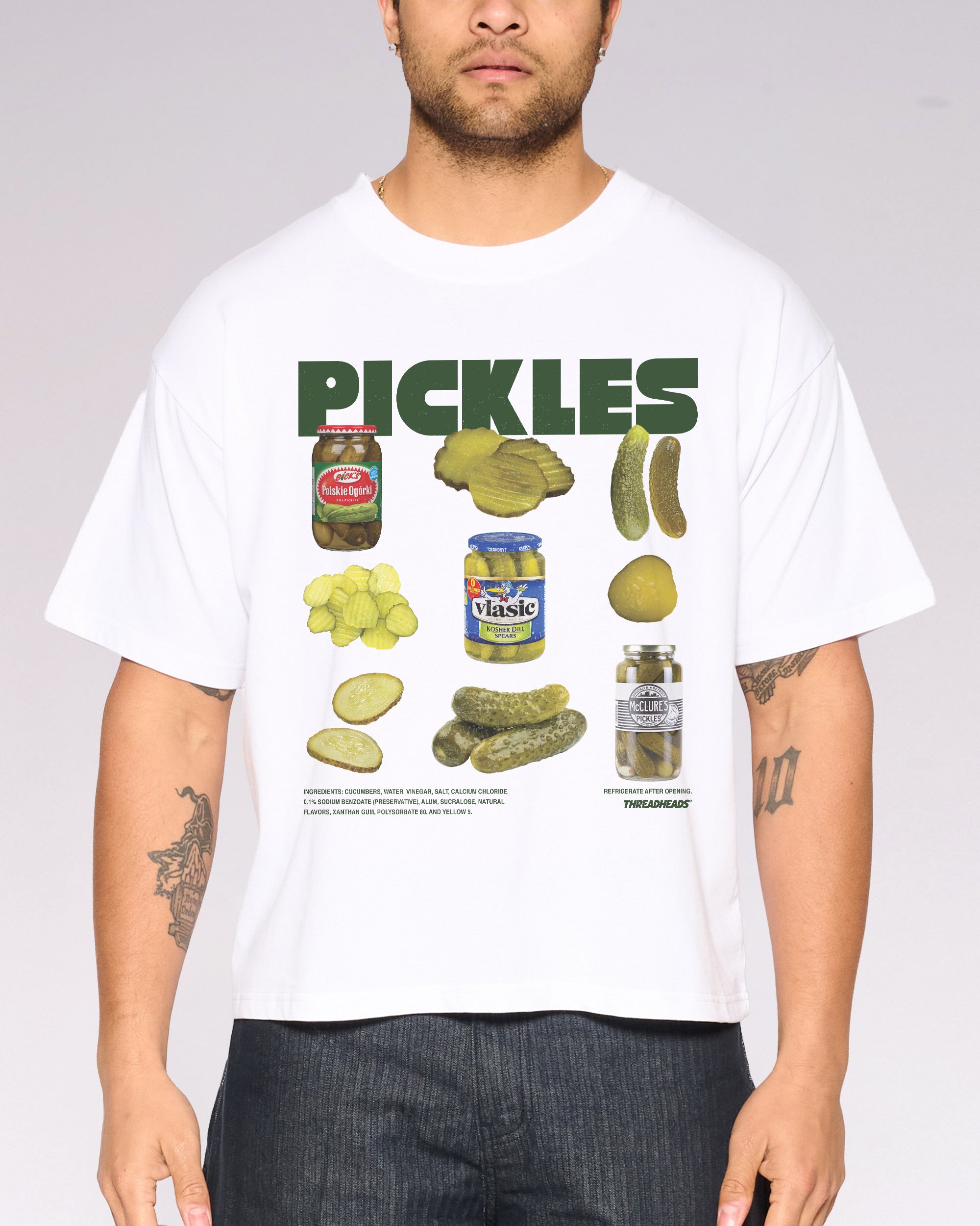 The Pickles Oversized Crop Tee