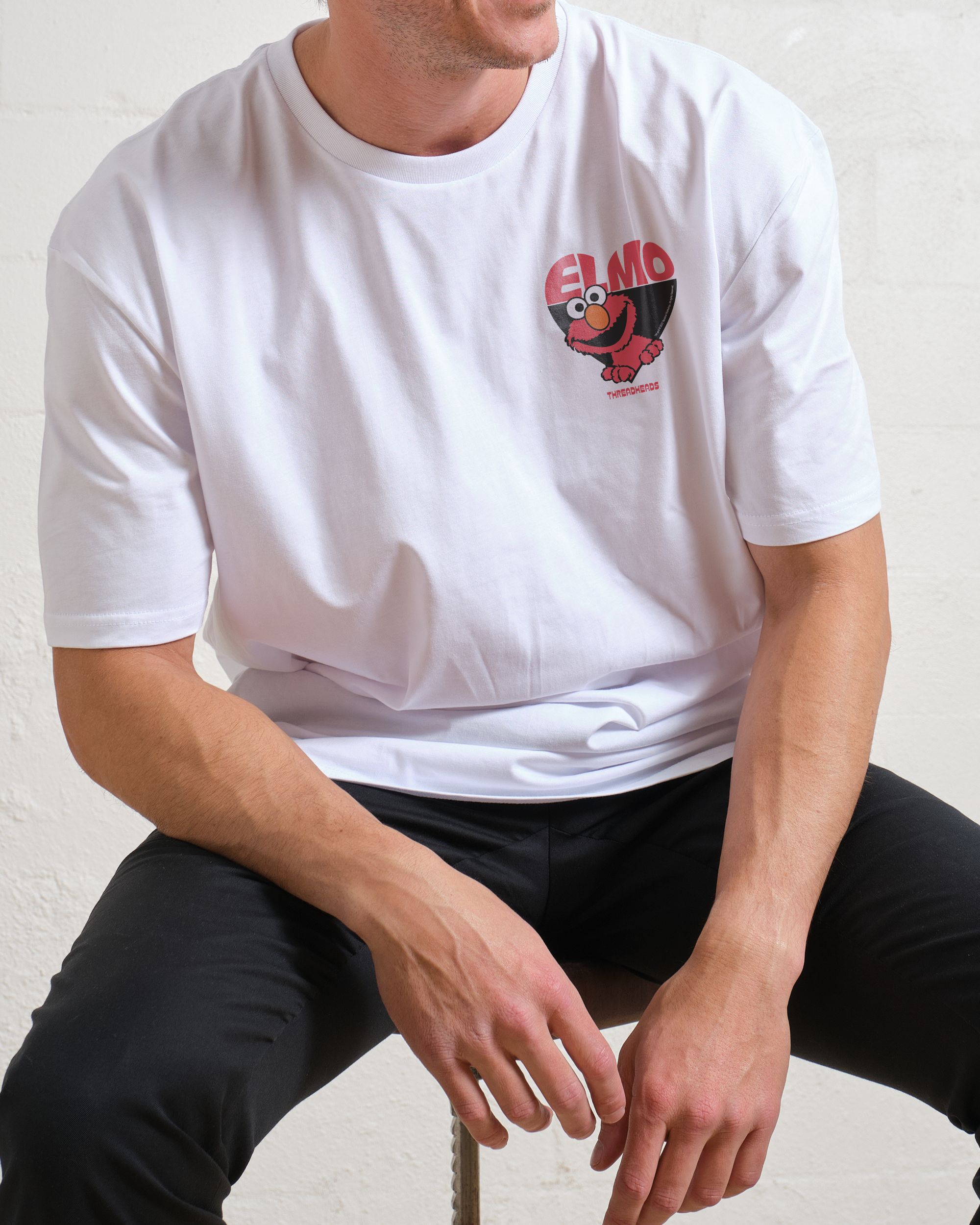 Elmo Face Mini Print Tee Australia Online