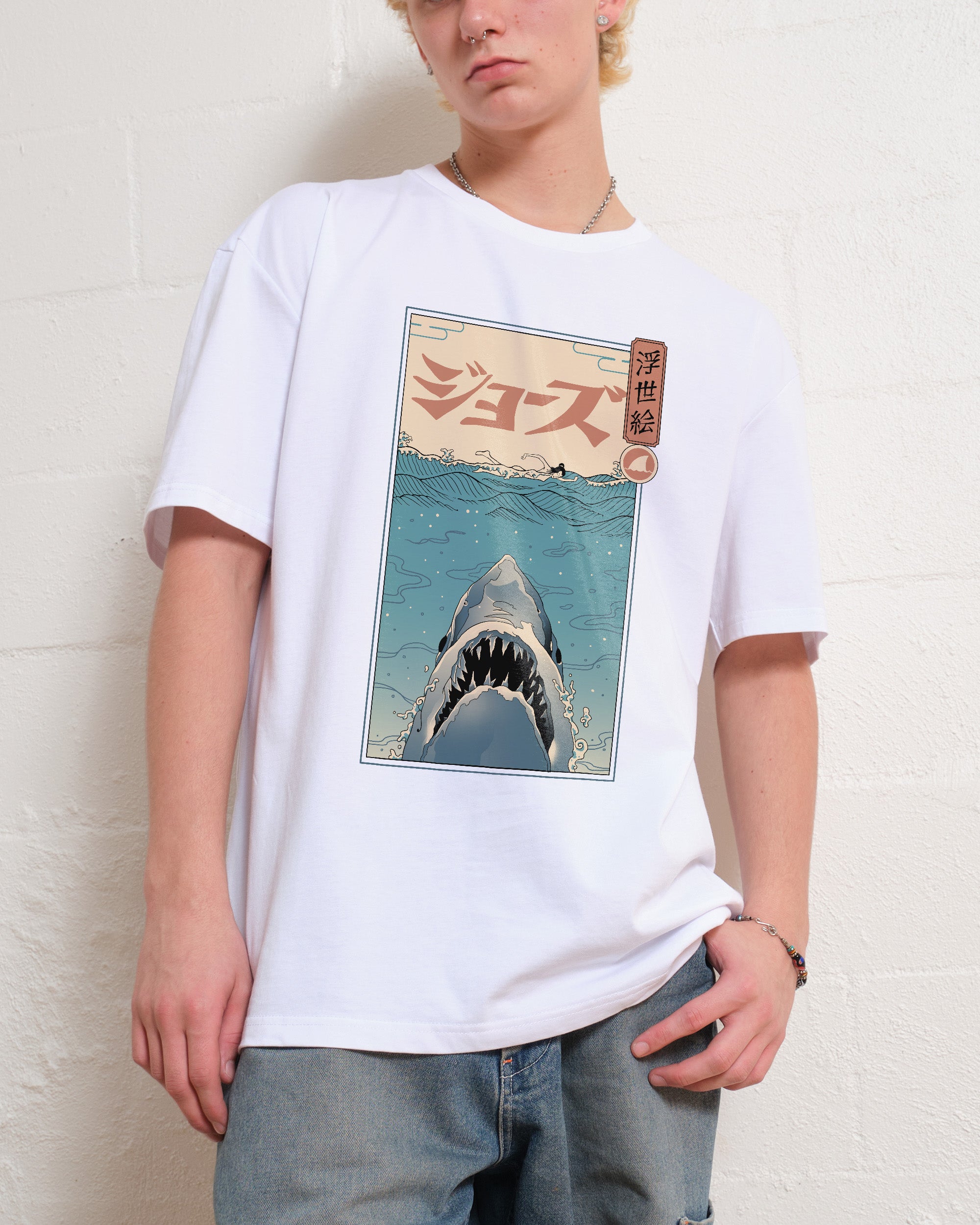Shark Ukiyo-e T-Shirt Australia Online
