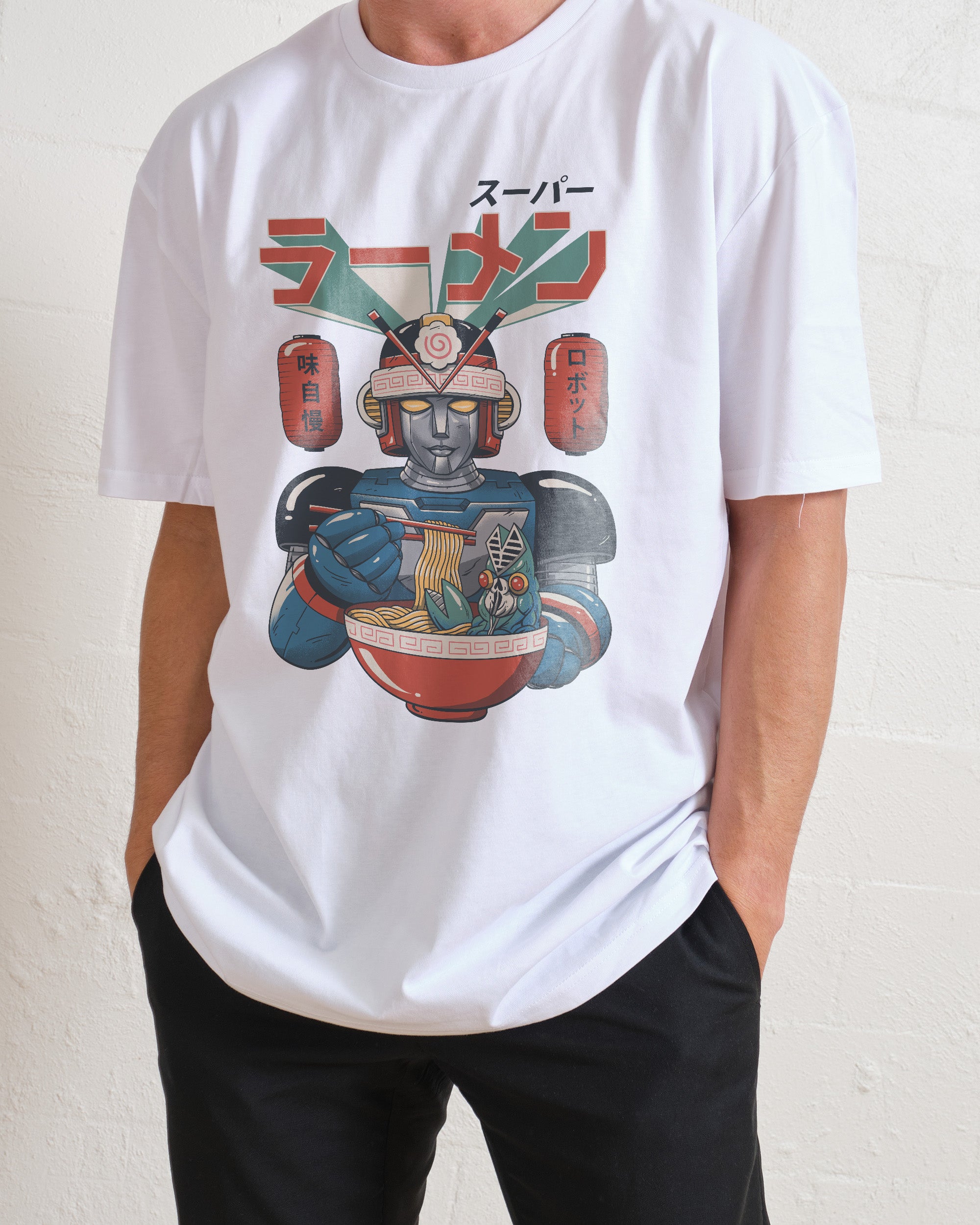 Super Ramen Bot T-Shirt Australia Online