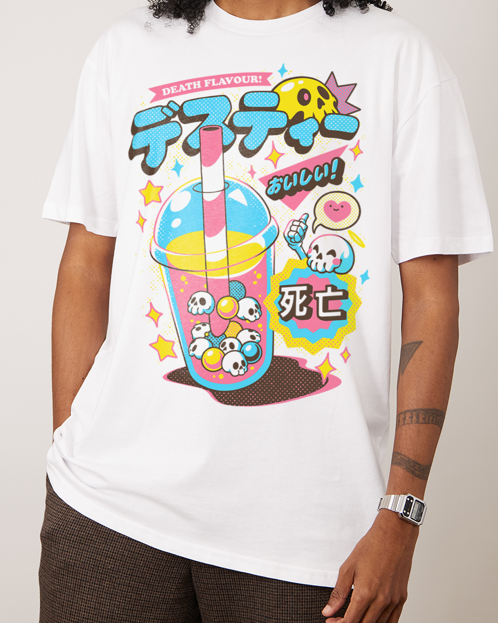 Death Tea T-Shirt White