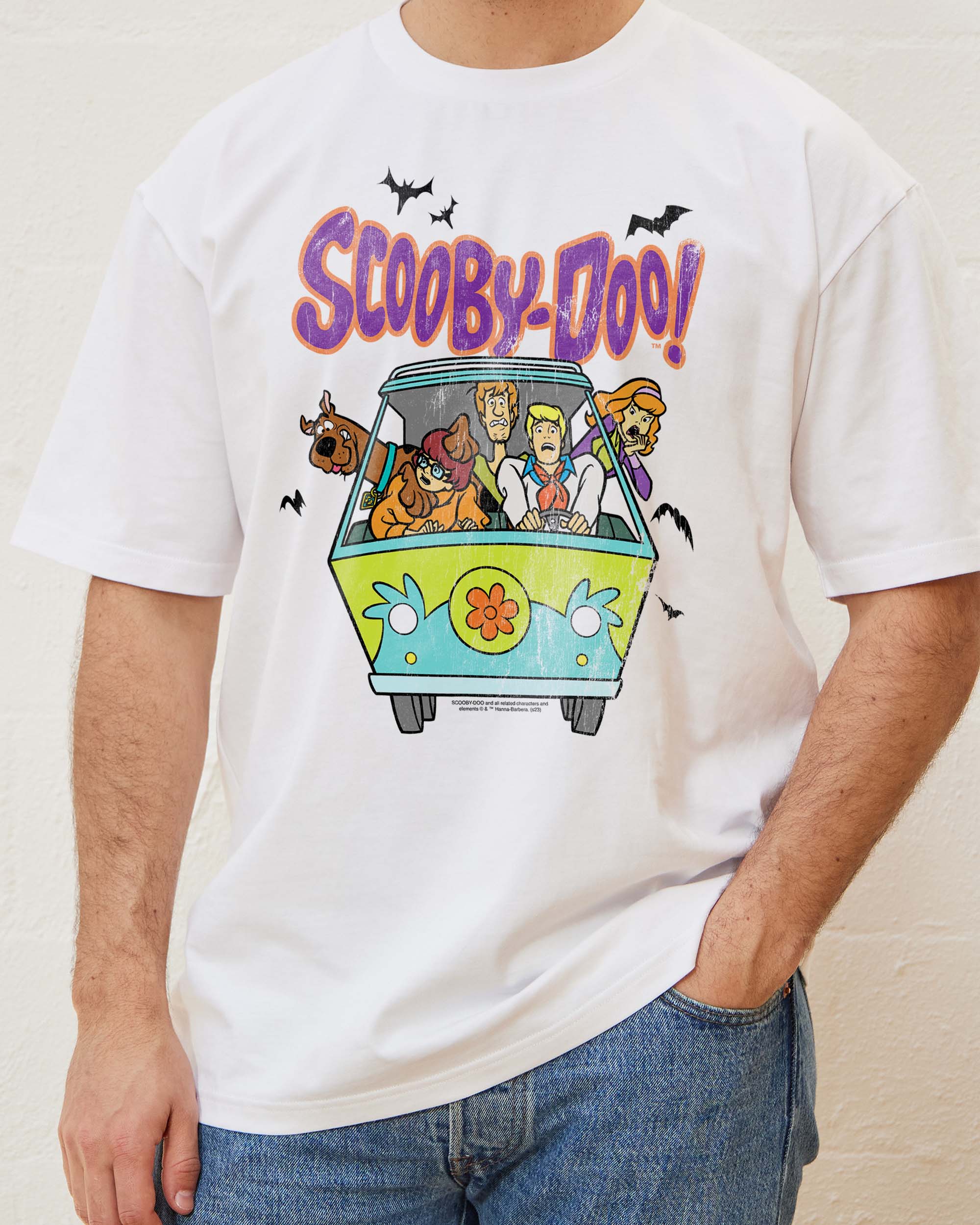 Scooby Doo Bats T-Shirt Australia Online White