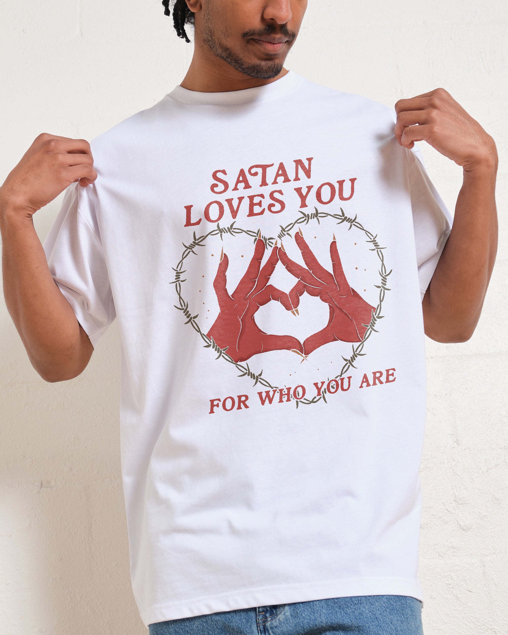 Satan Loves You T-Shirt Australia Online