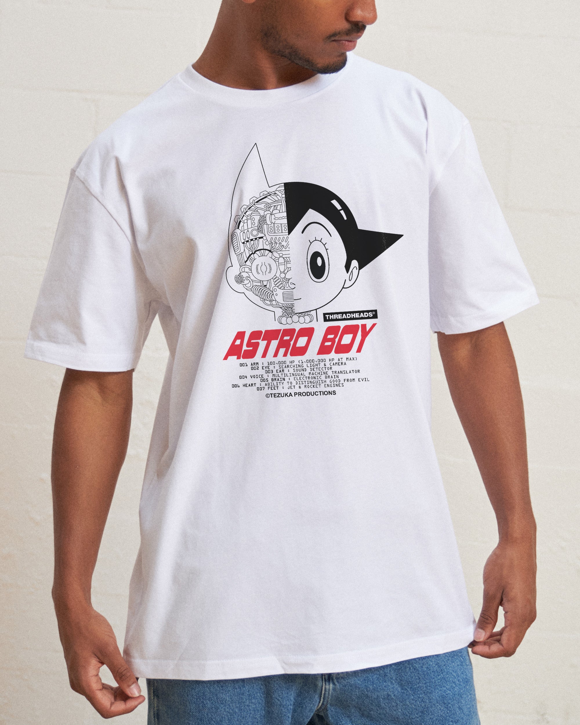 Astro Boy Head Data T-Shirt Australia Online