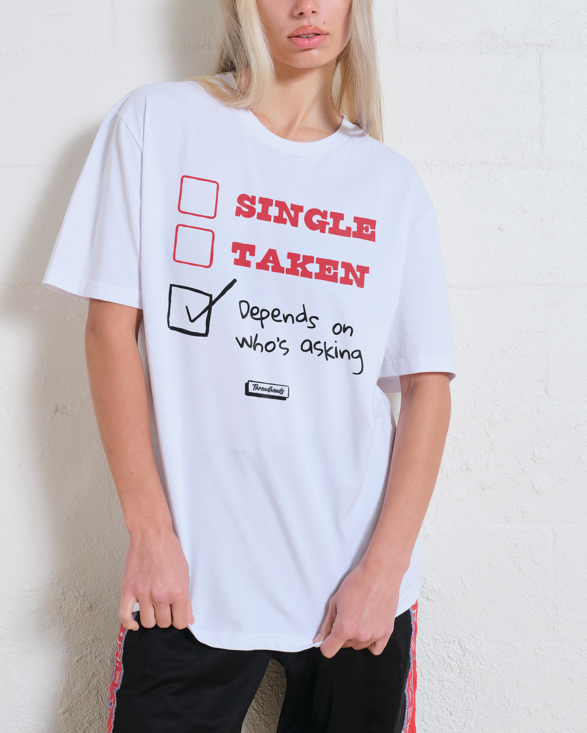 Depends on Who's Asking T-Shirt Australia Online