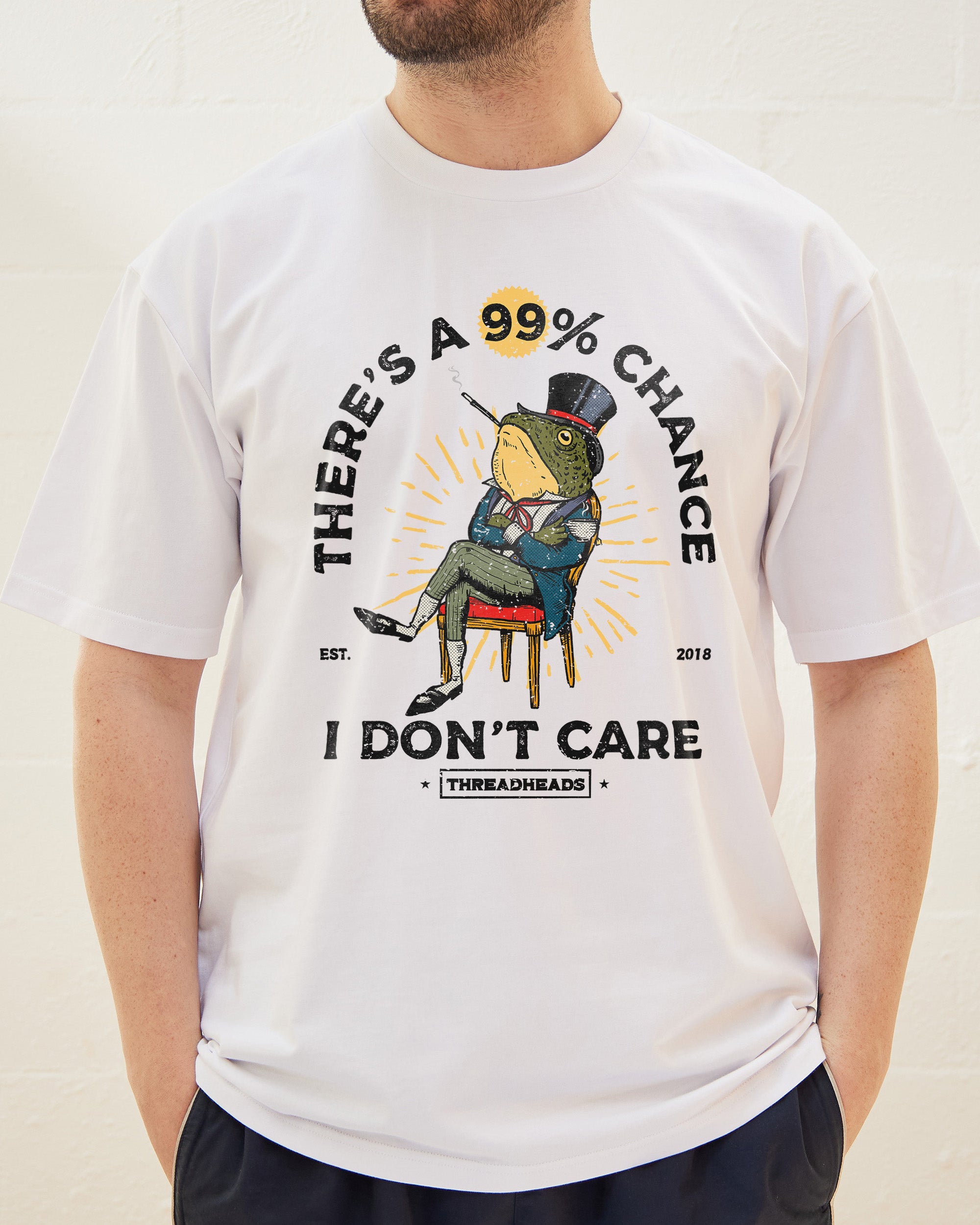 There's a 99% Chance I Don't Care T-Shirt Australia Online