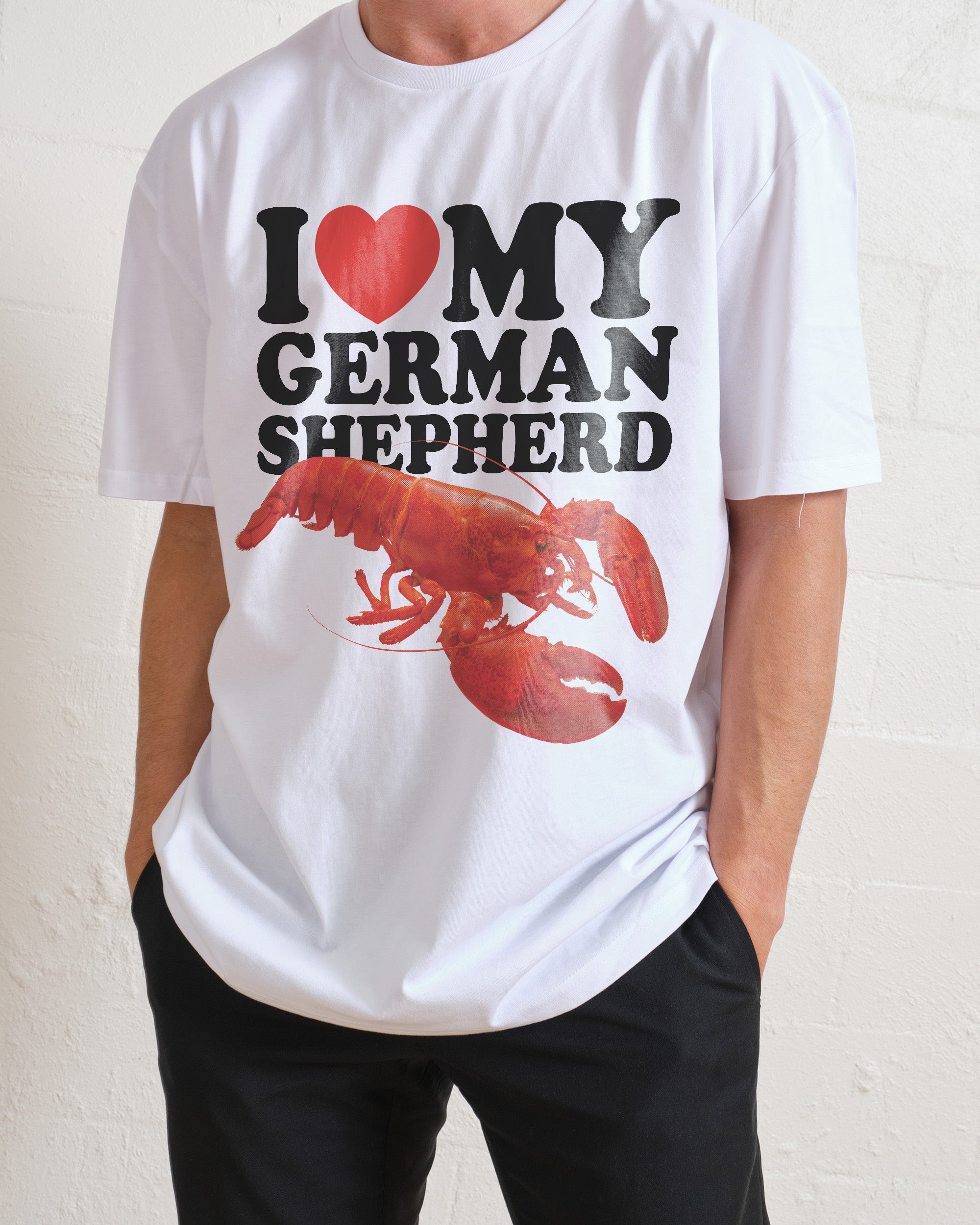I Love My German Shepherd T-Shirt Australia Online