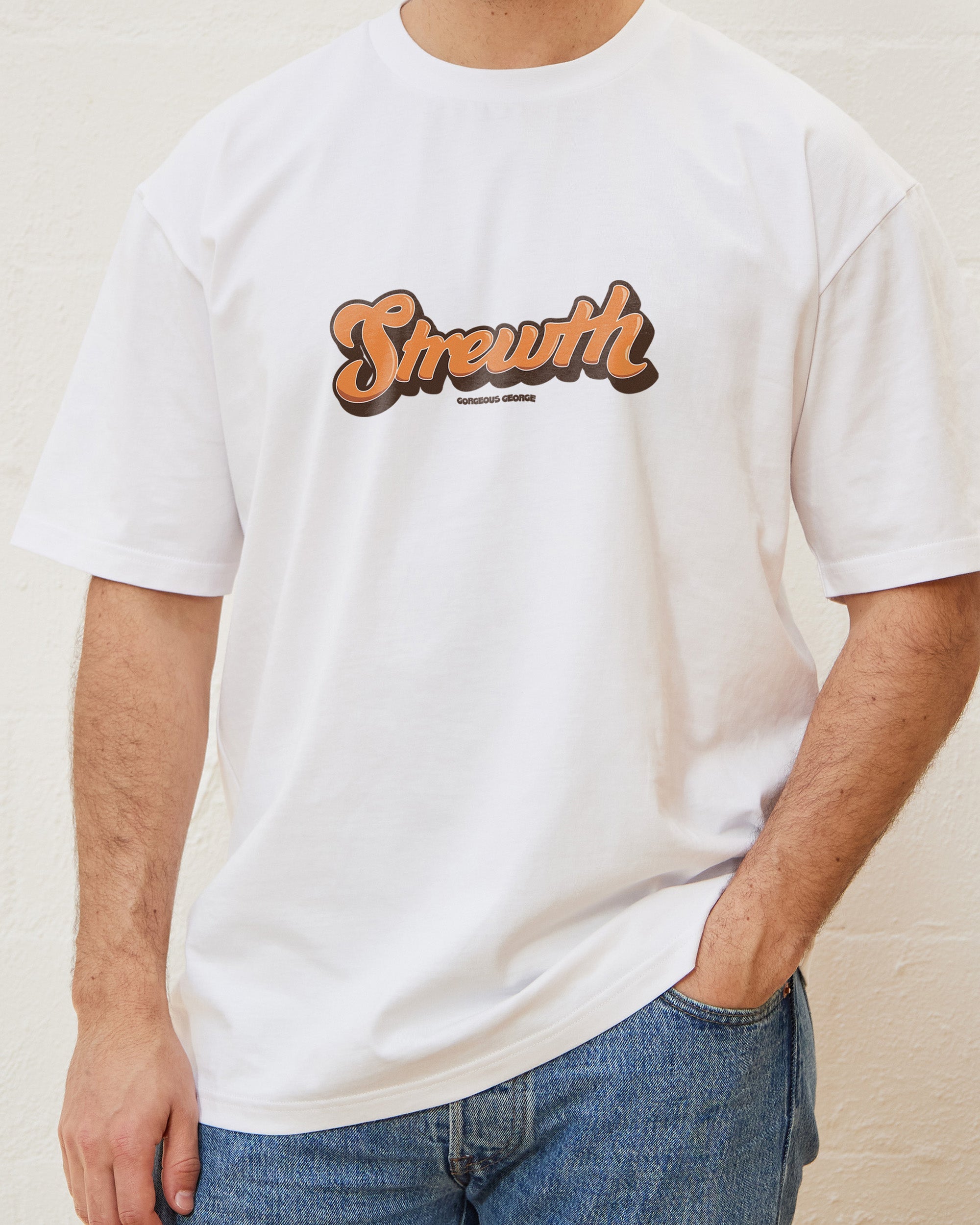 Strewth T-Shirt Australia Online White