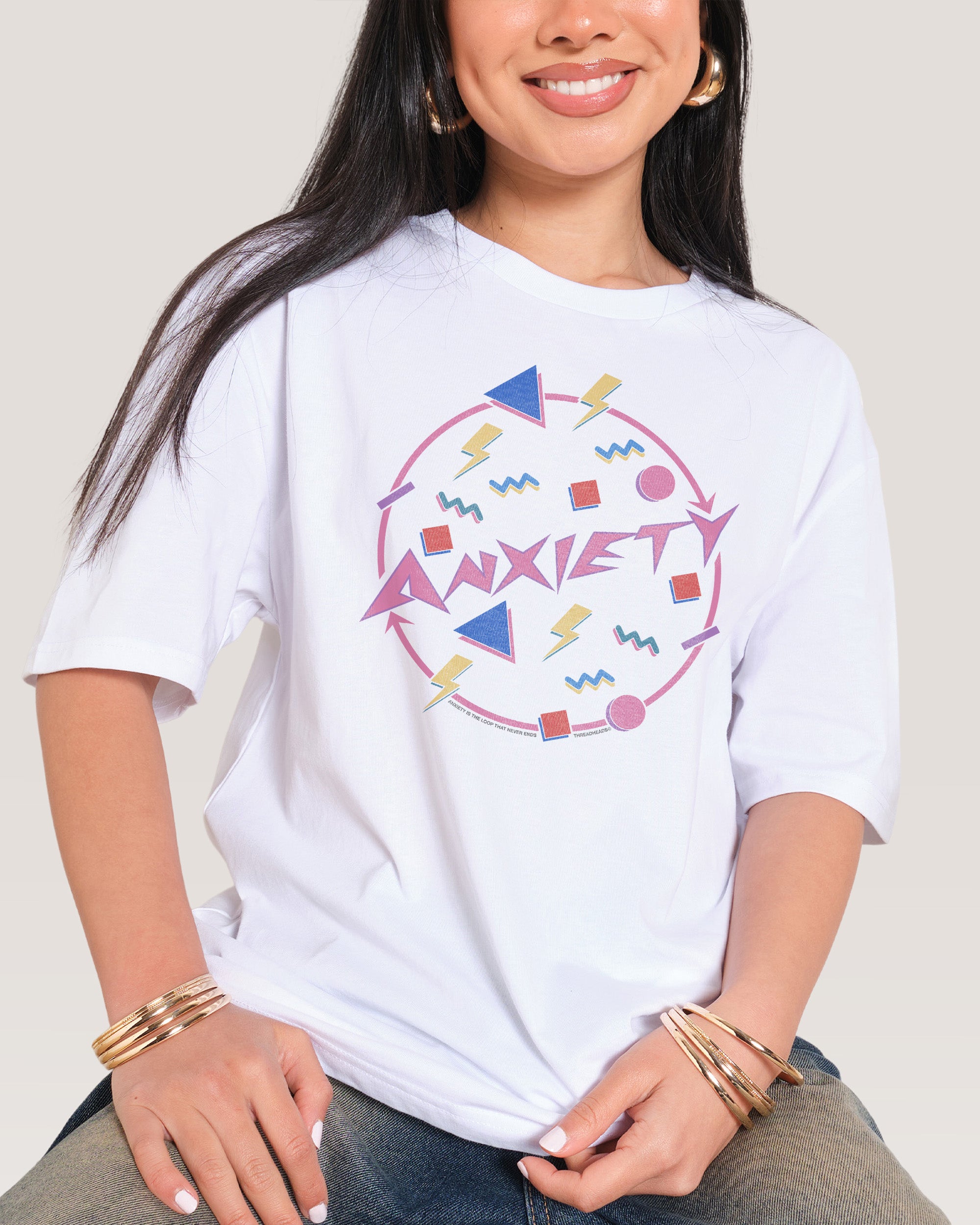 Anxiety White T-Shirt