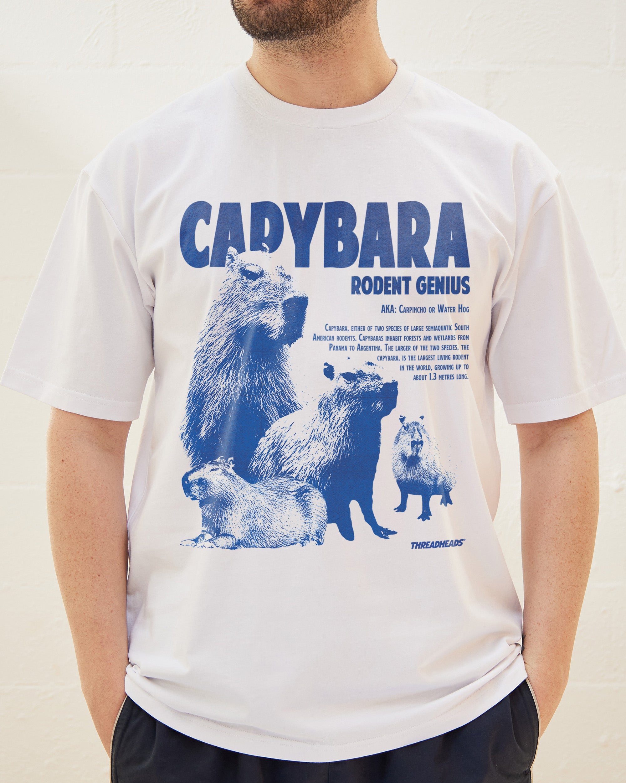 Capybara Rodent Genius T-Shirt Australia Online