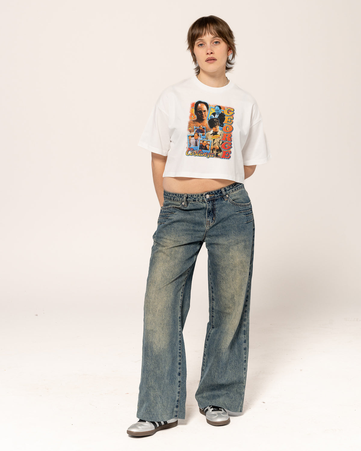 George Costanza Crop Tee