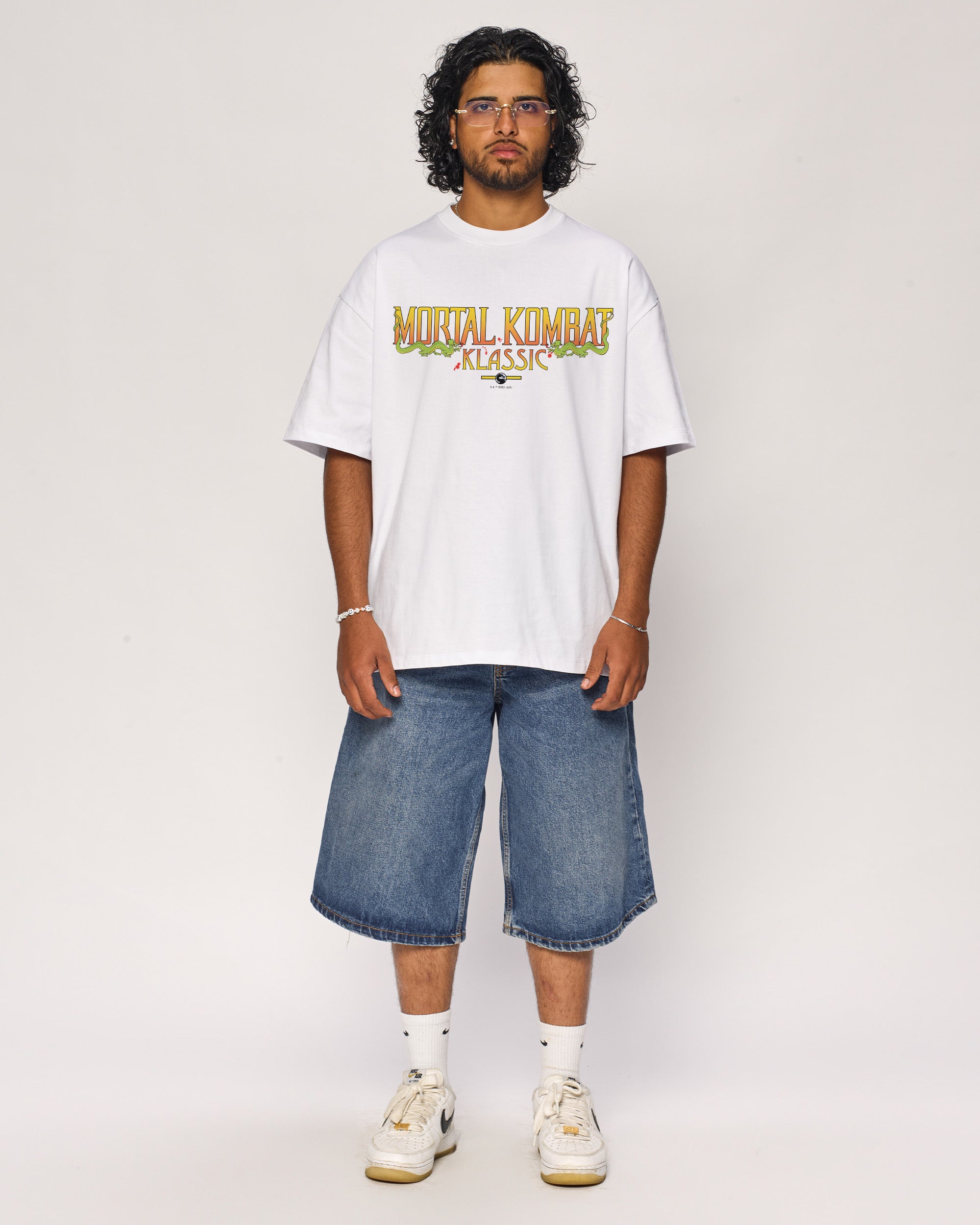 Mortal Kombat Klassic Logo Oversized Tee