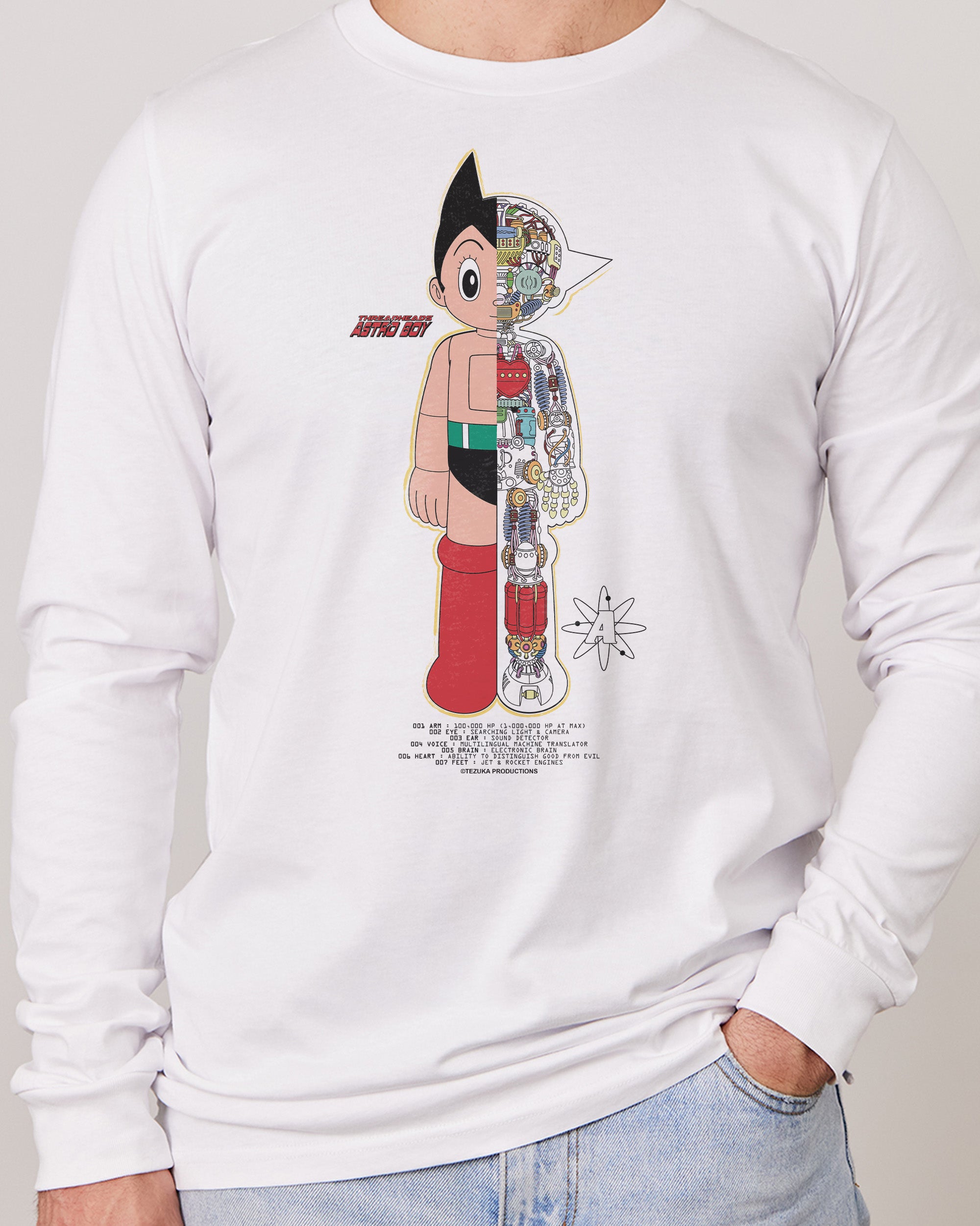 Astro Boy Half Robot Long Sleeve