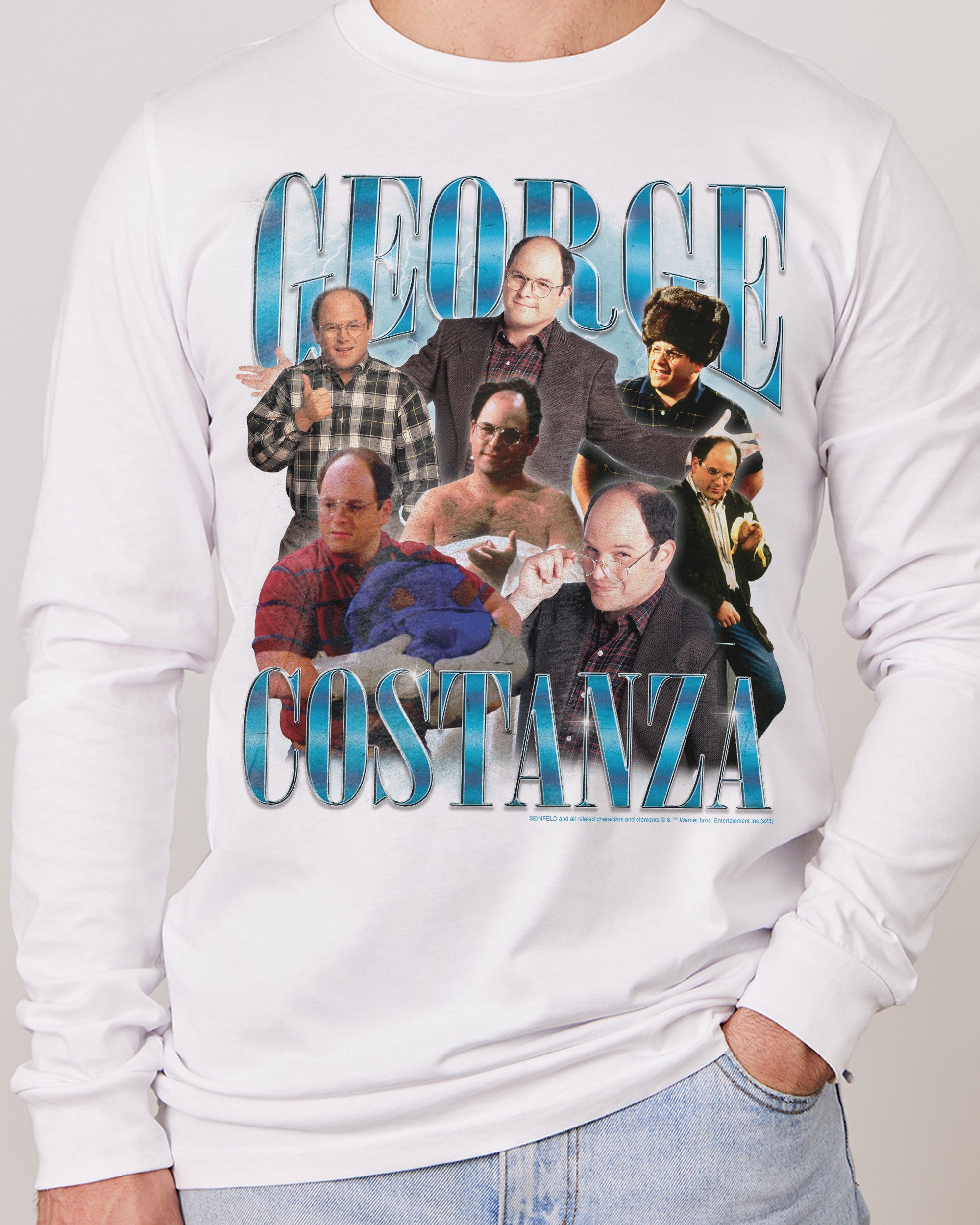 George crew neck 2024 long sleeve tee