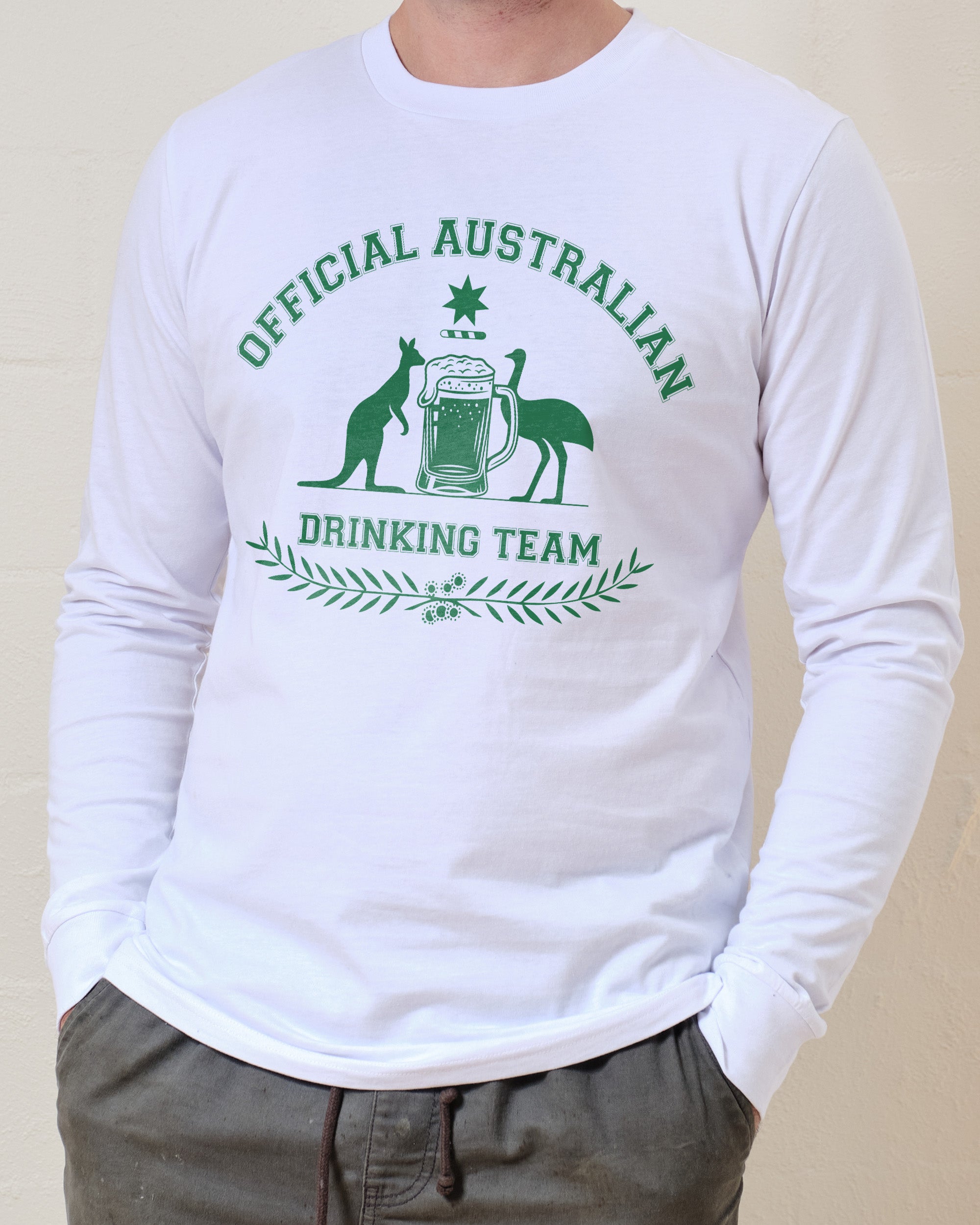 Official Australian Drinking Team Long Sleeve Australia Online