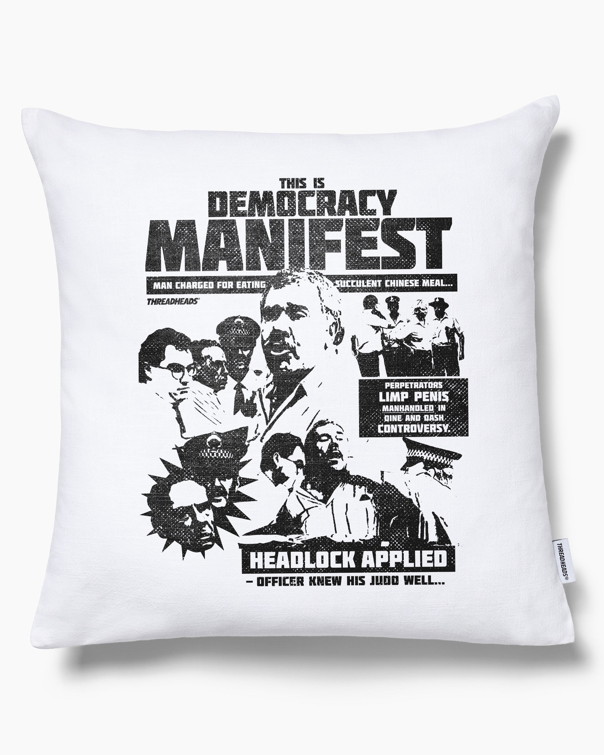 Democracy Manifest: Tabloid Edition Cushion Australia Online