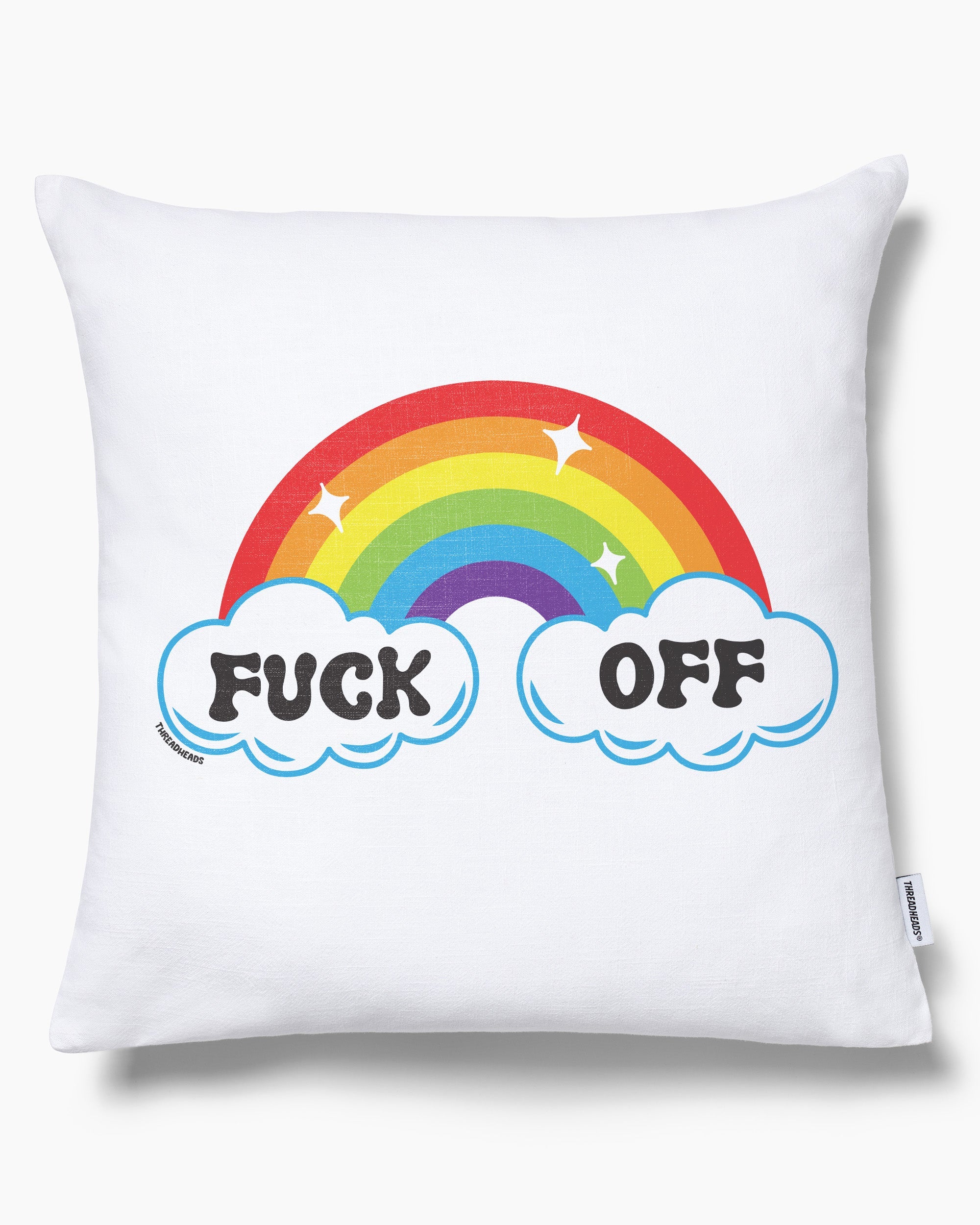 Fk Off Rainbow Cushion Australia Online Black