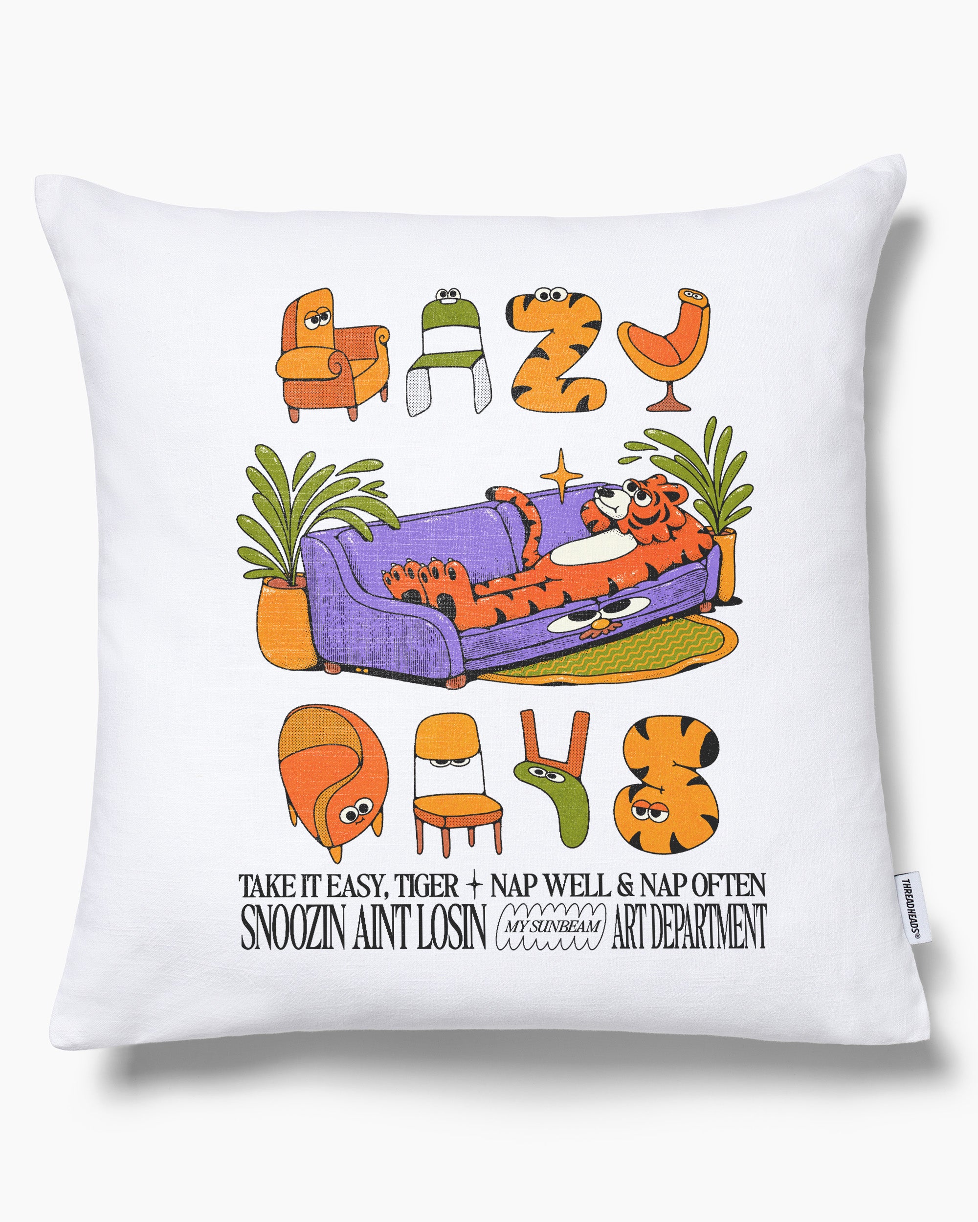 Lazy Days Cushion Australia Online White