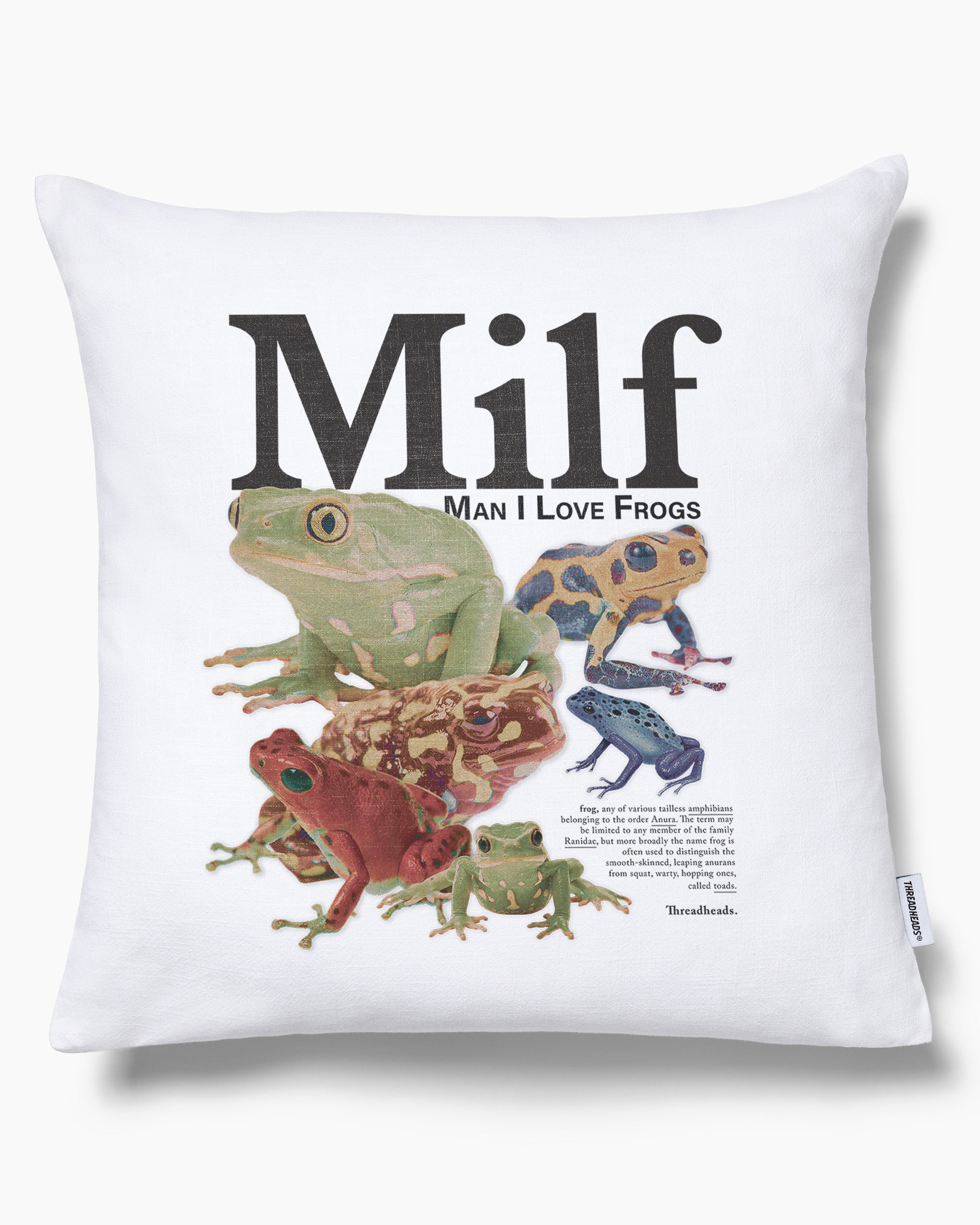 Man I Love Frogs Cushion Australia Online