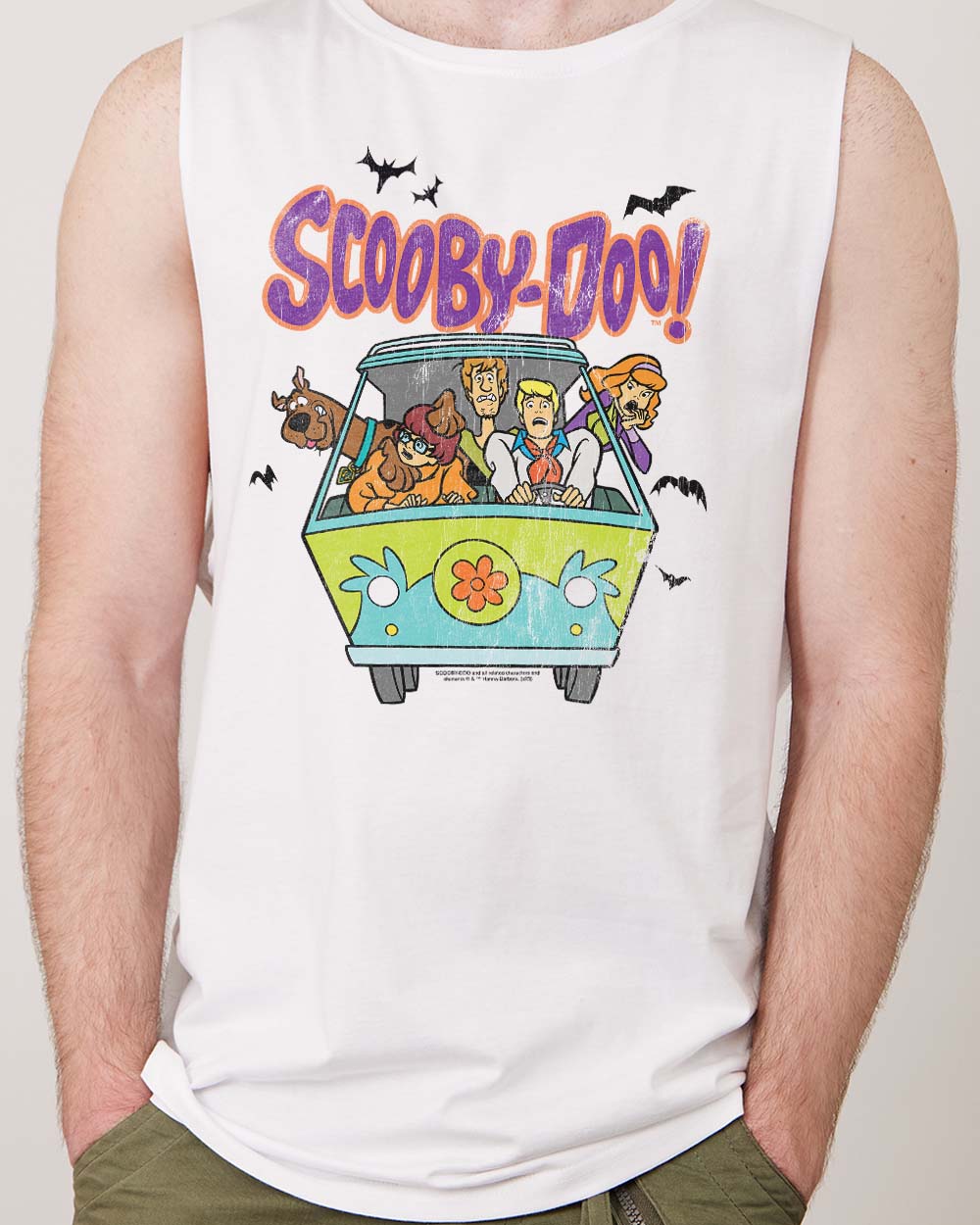 Scooby Doo Bats Tank Australia Online White