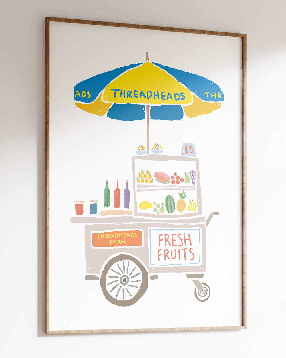Fresh Fruits Art Print Threadheads Australia Online